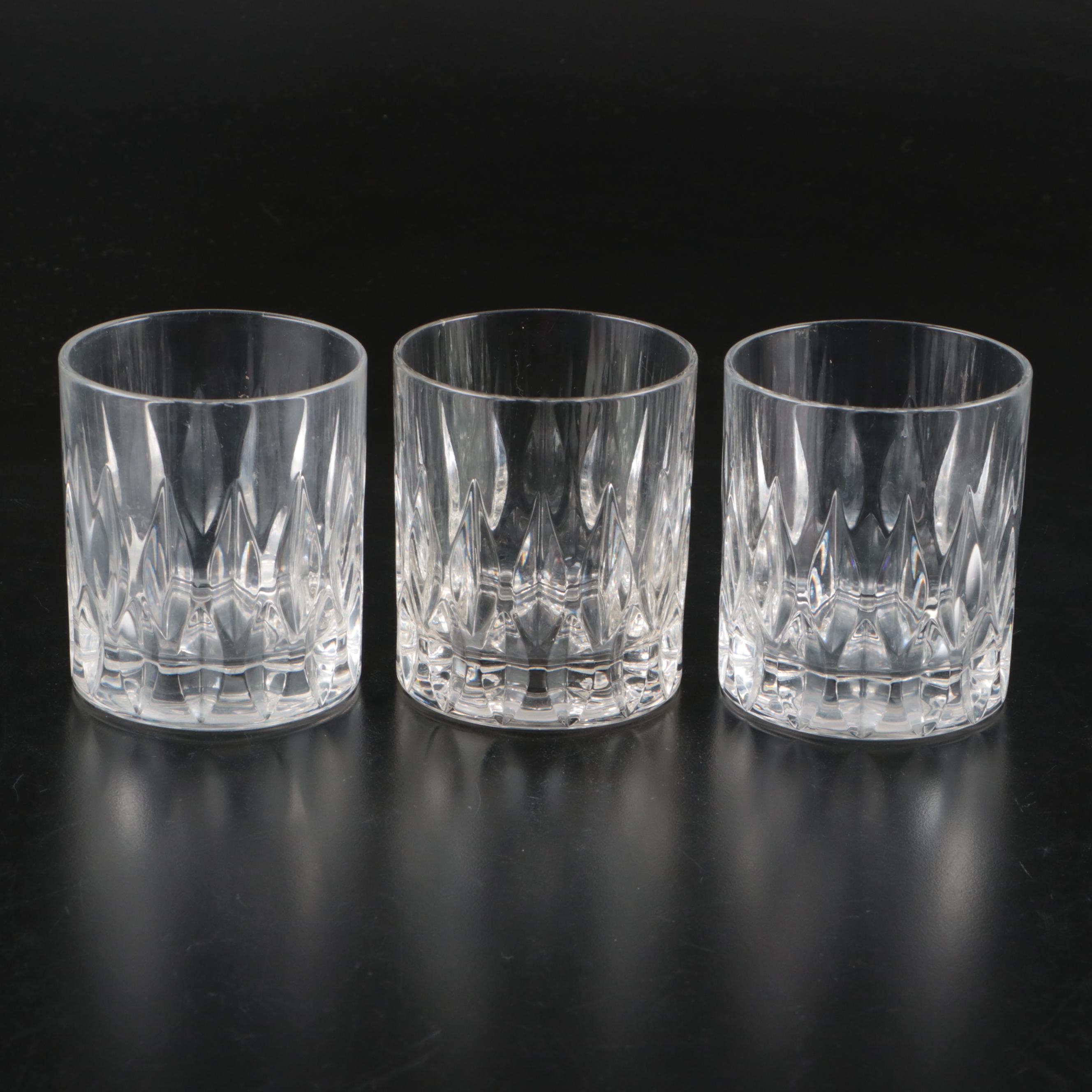 Nachtmann "Helena" Old Fashioned and Highball with Val St Lambert Glasses