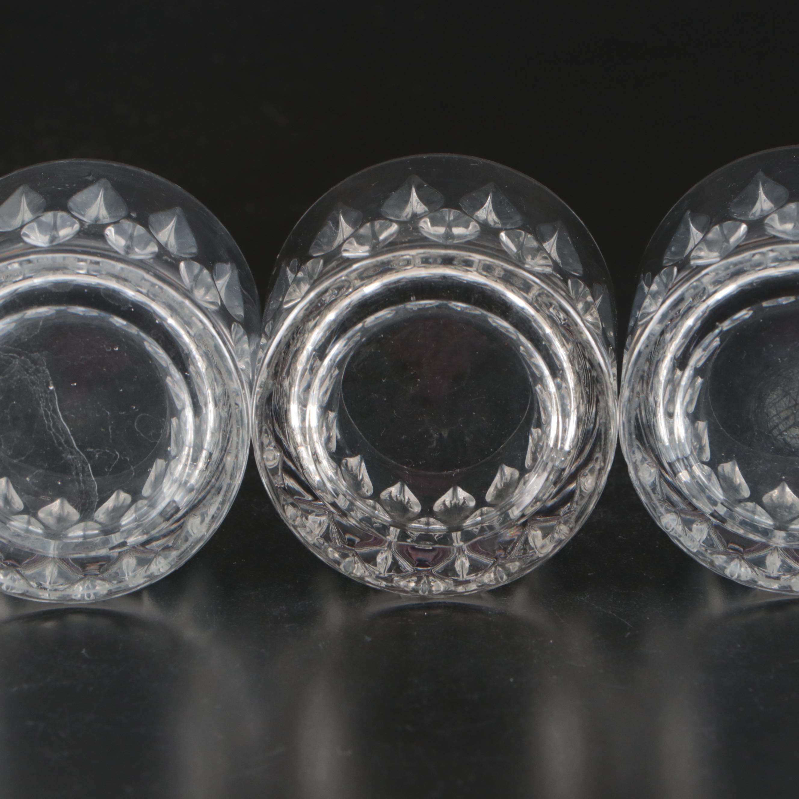 Nachtmann "Helena" Old Fashioned and Highball with Val St Lambert Glasses