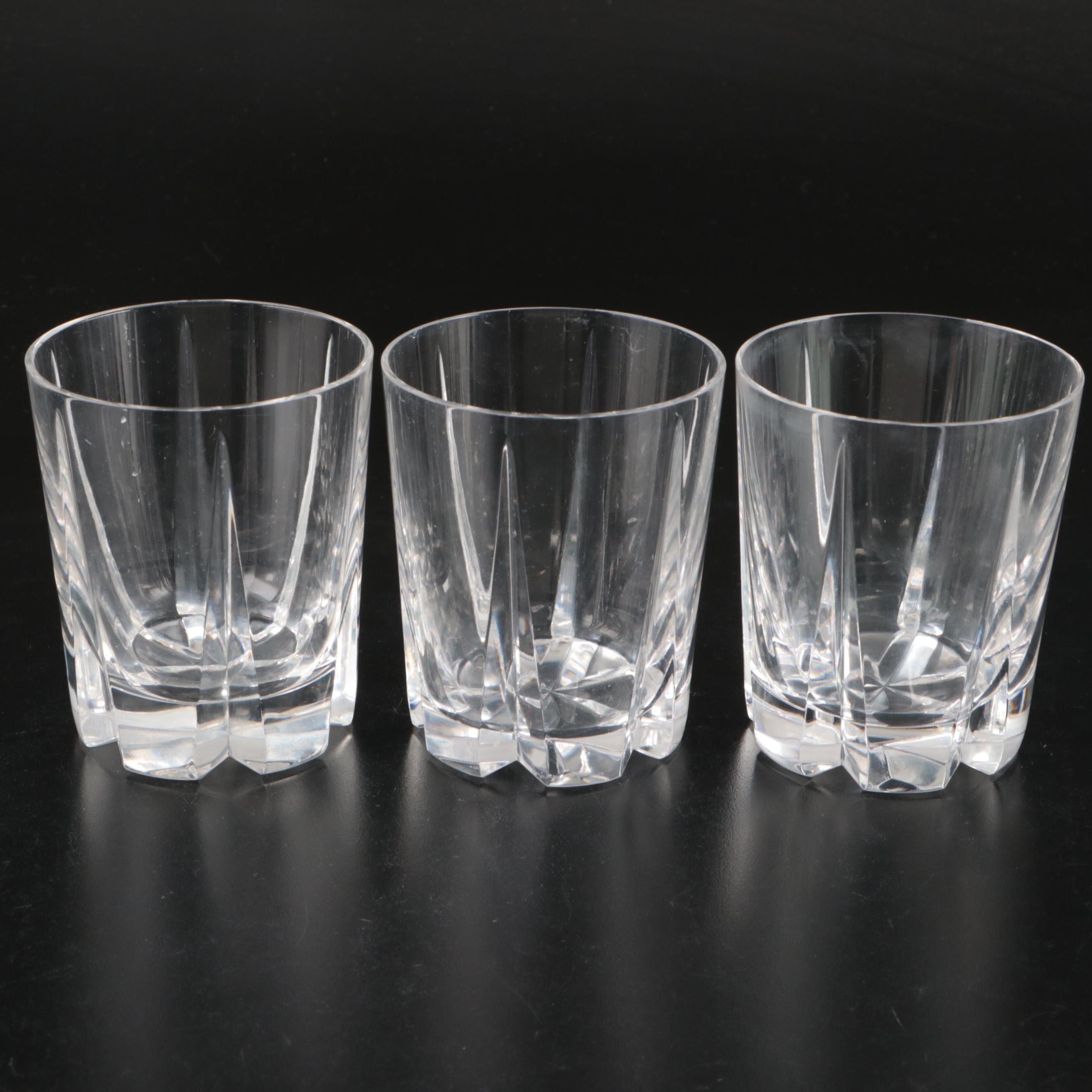 Nachtmann "Helena" Old Fashioned and Highball with Val St Lambert Glasses