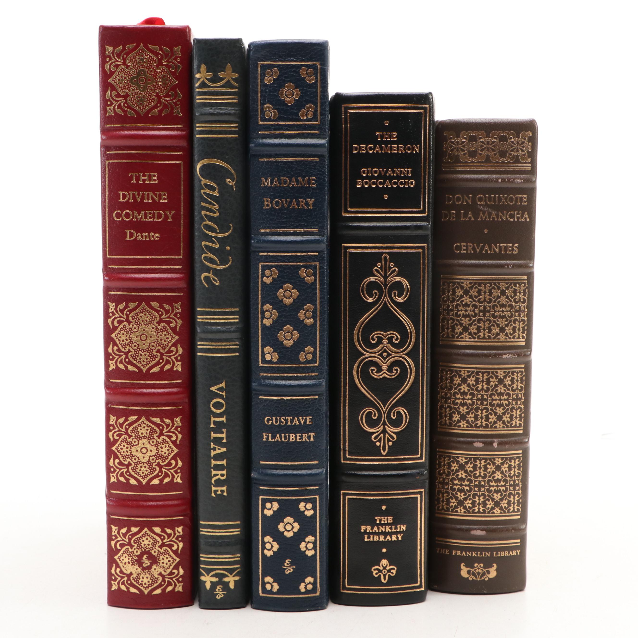 Leather Bound "The Divine Comedy," "Candide," and More Literary Classics