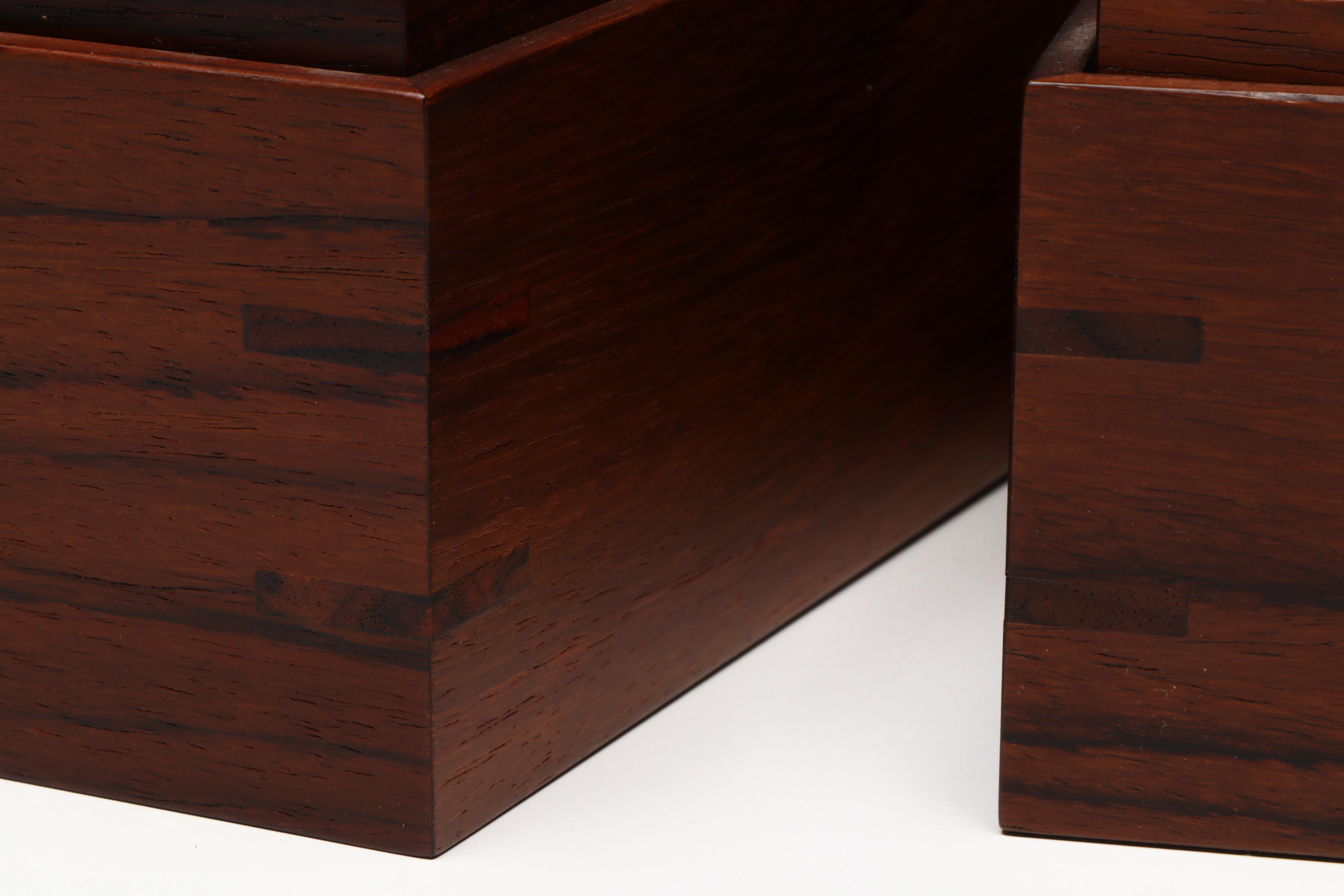 Hermès Exotic Hardwood Storage Boxes
