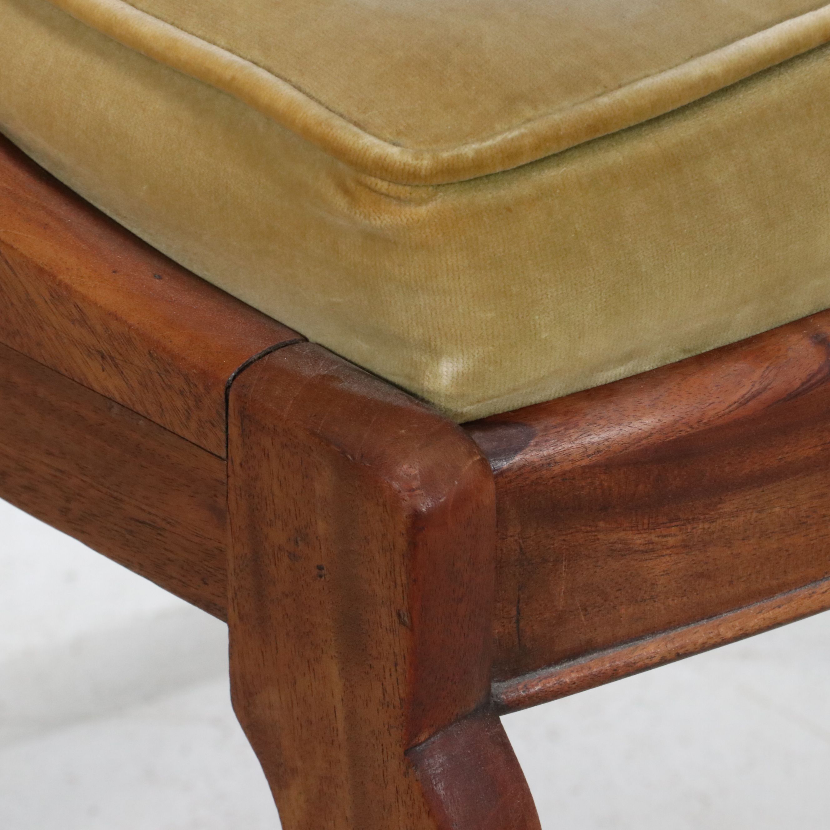 Late Victorian Carved Walnut Side Chair, Late 19th/Early 20th Century