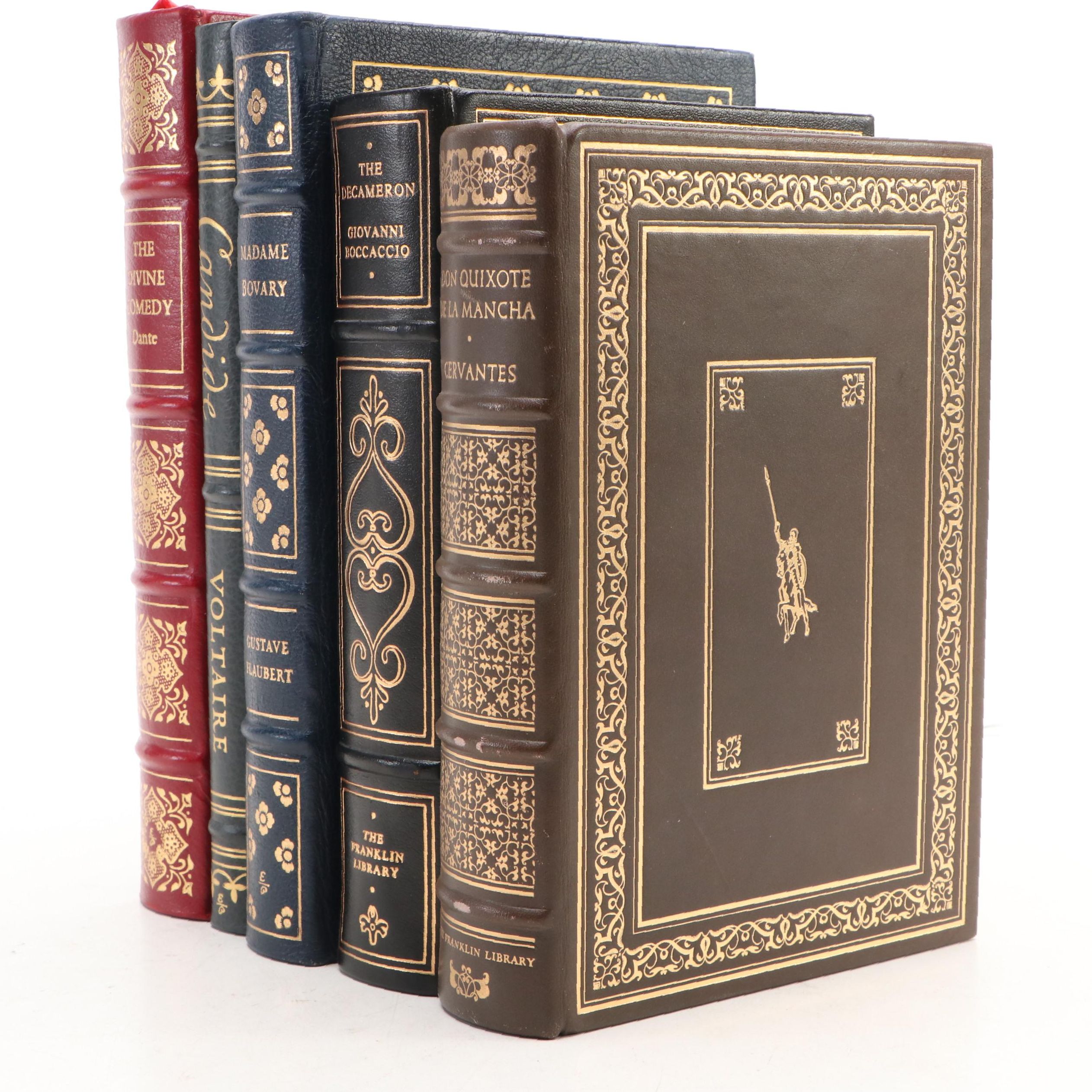 Leather Bound "The Divine Comedy," "Candide," and More Literary Classics