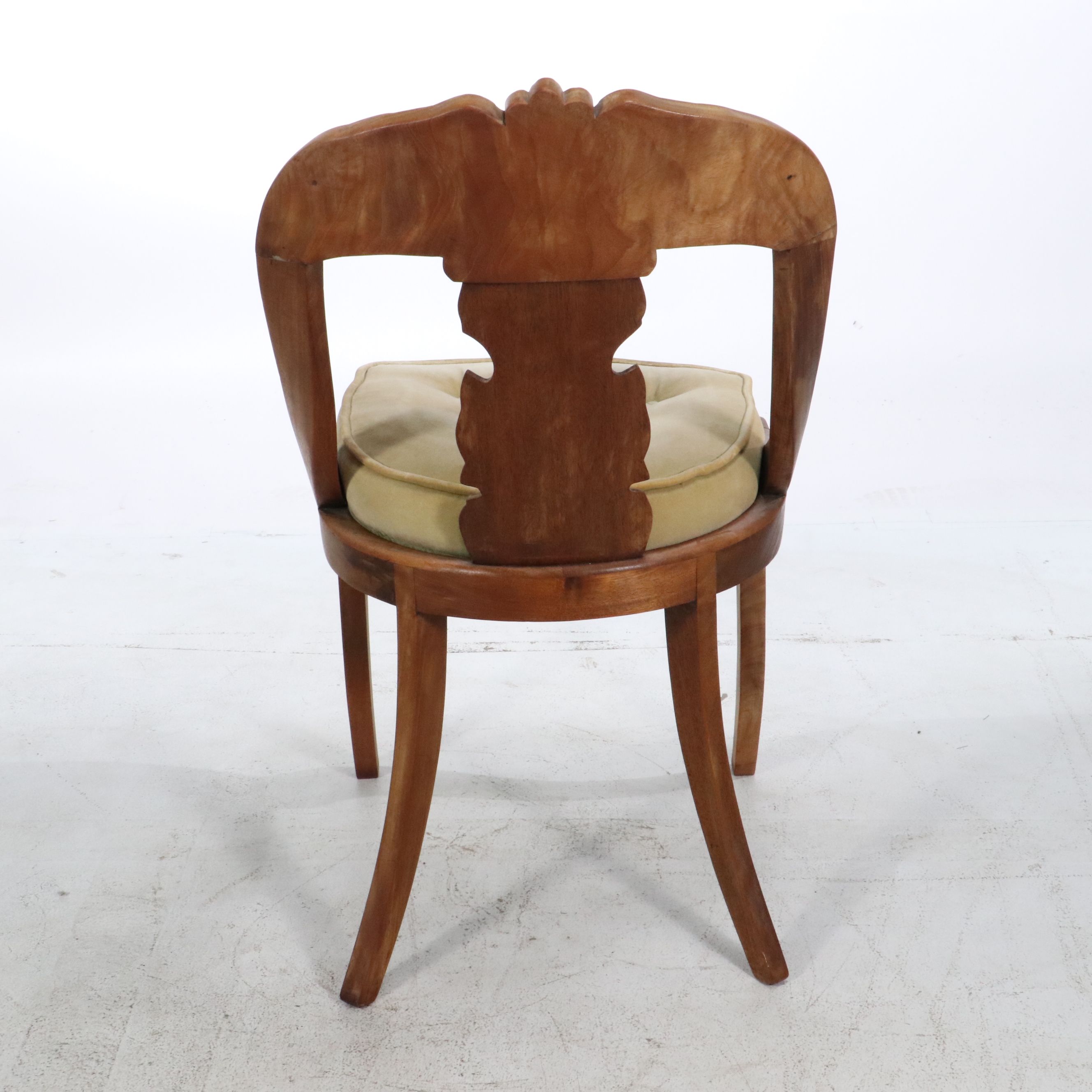 Late Victorian Carved Walnut Side Chair, Late 19th/Early 20th Century