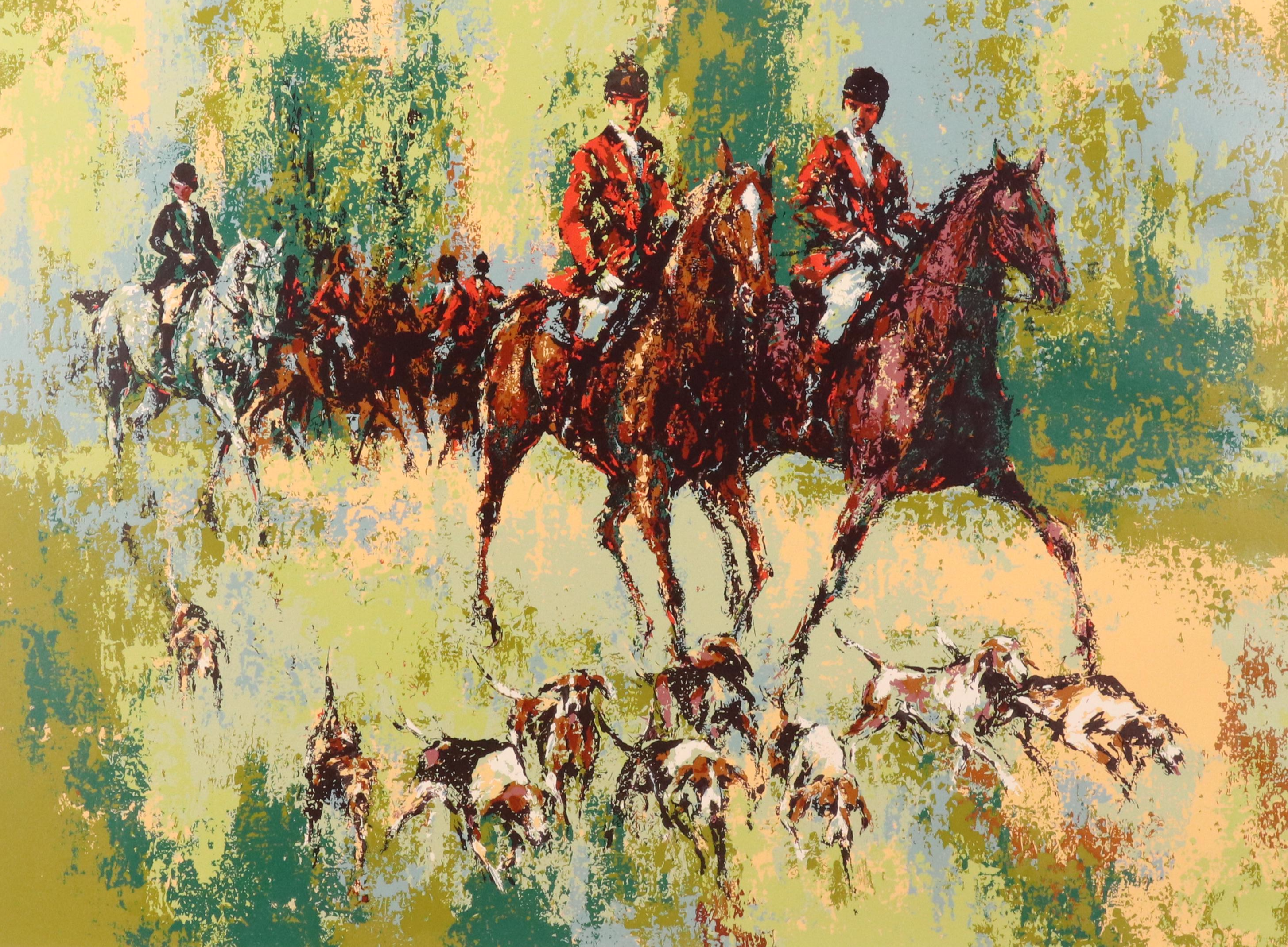 Mark King Serigraph "Fox Hunt"