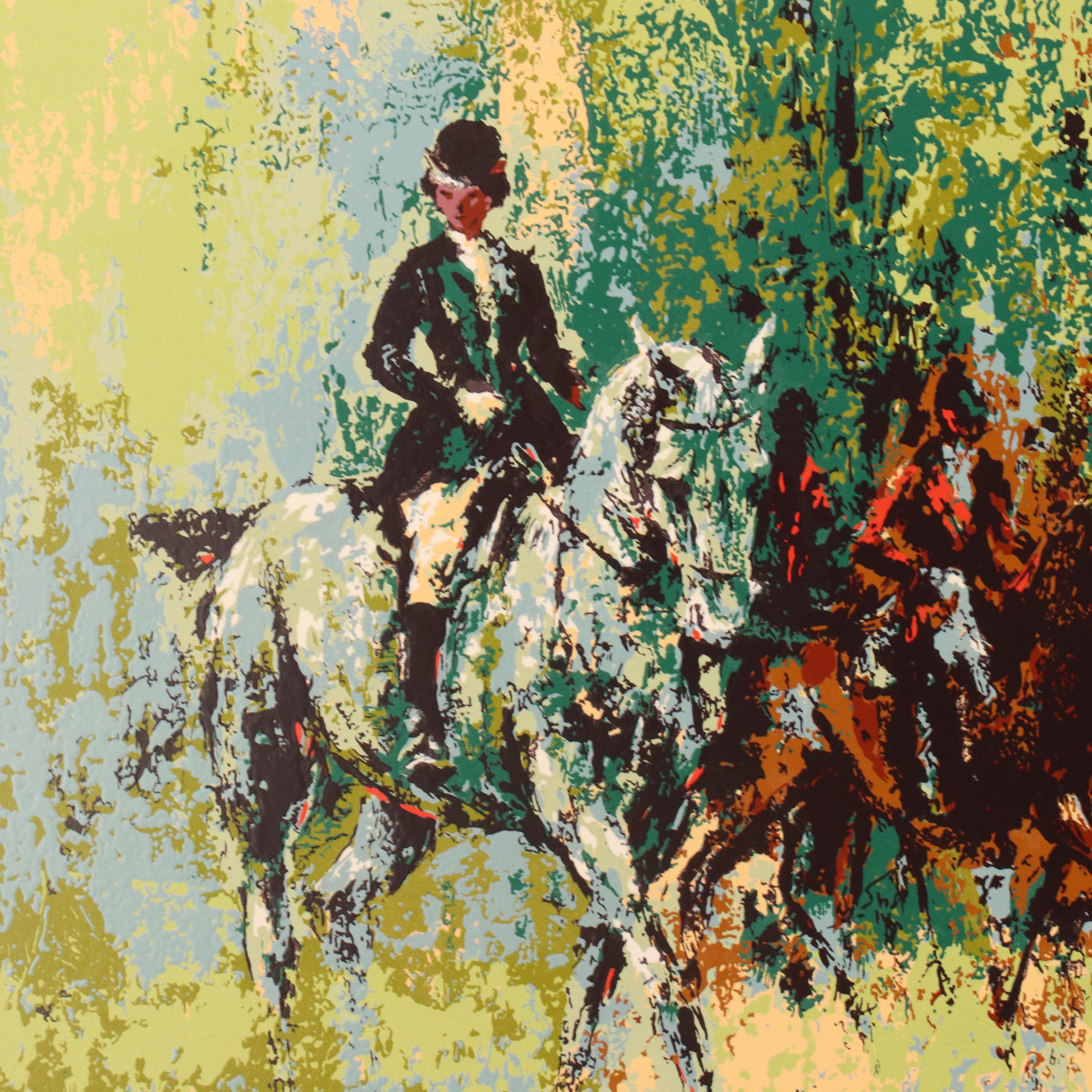 Mark King Serigraph "Fox Hunt"