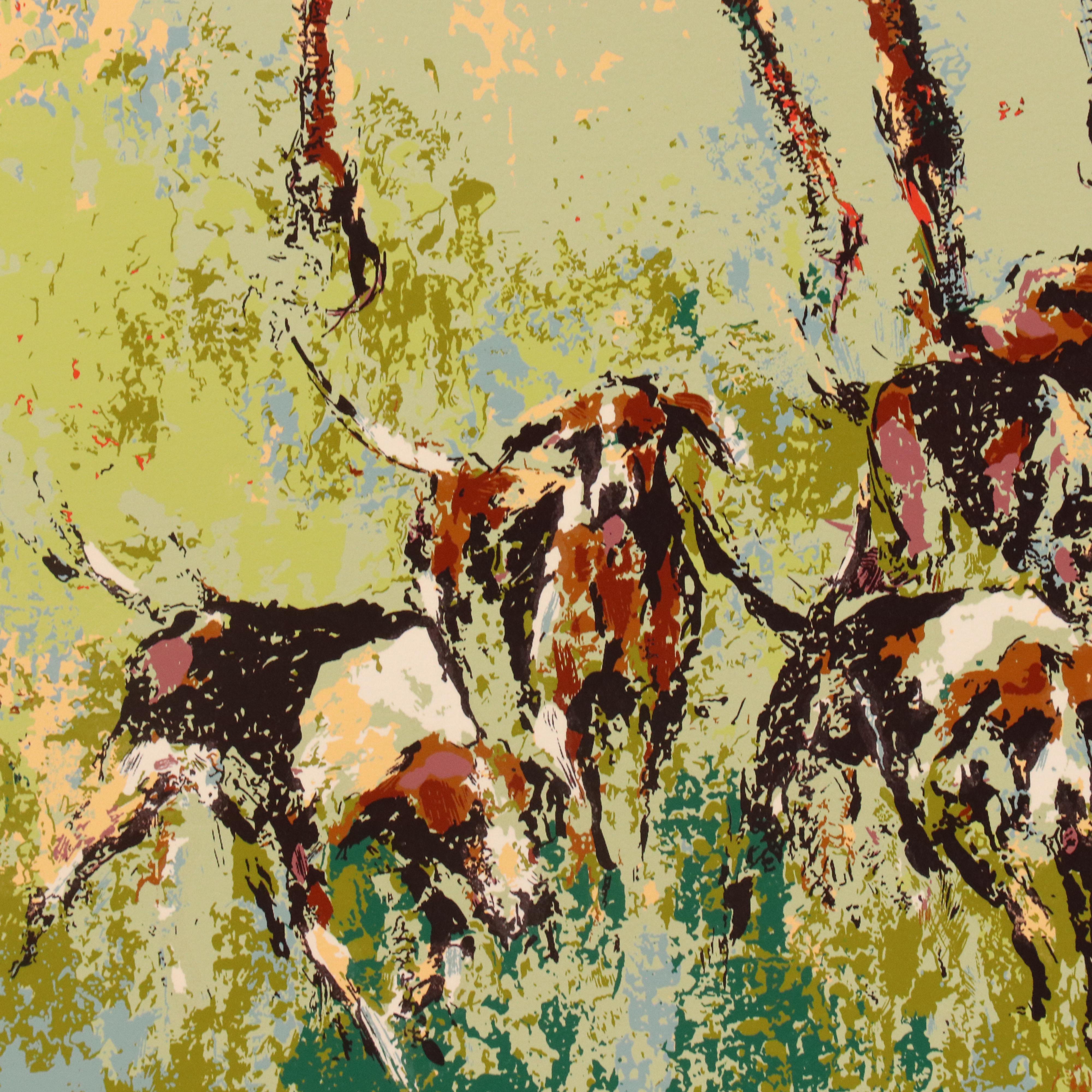 Mark King Serigraph "Fox Hunt"