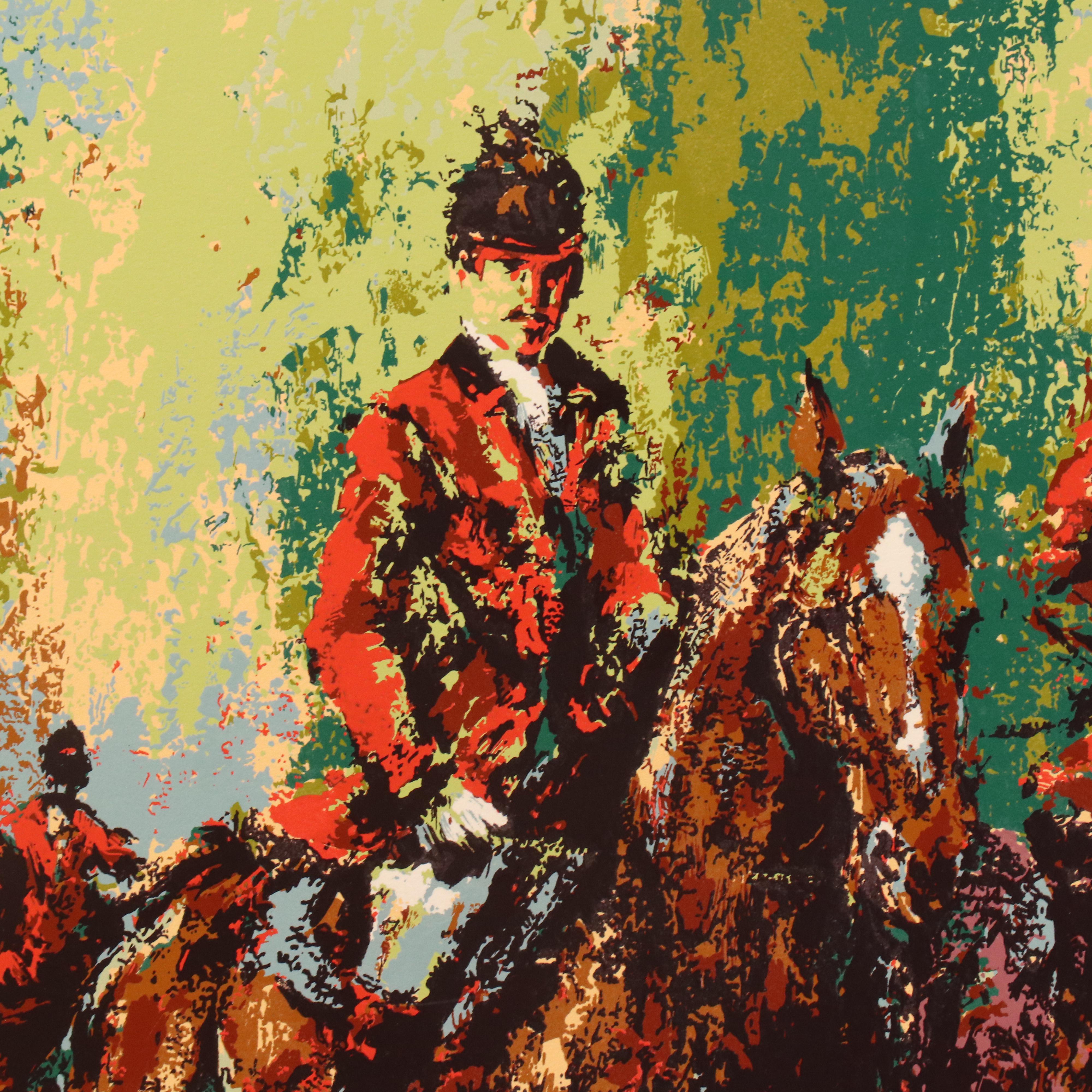 Mark King Serigraph "Fox Hunt"