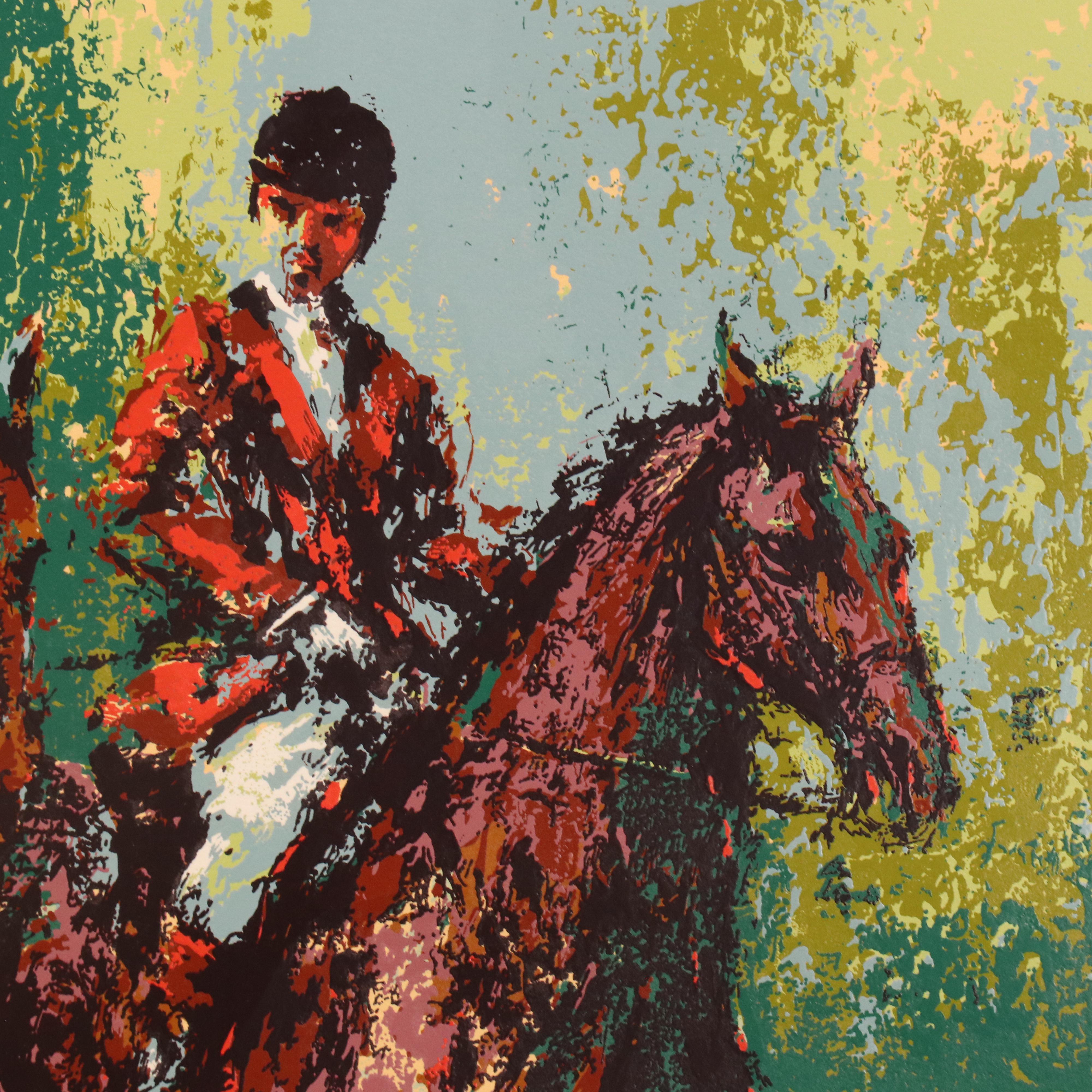 Mark King Serigraph "Fox Hunt"