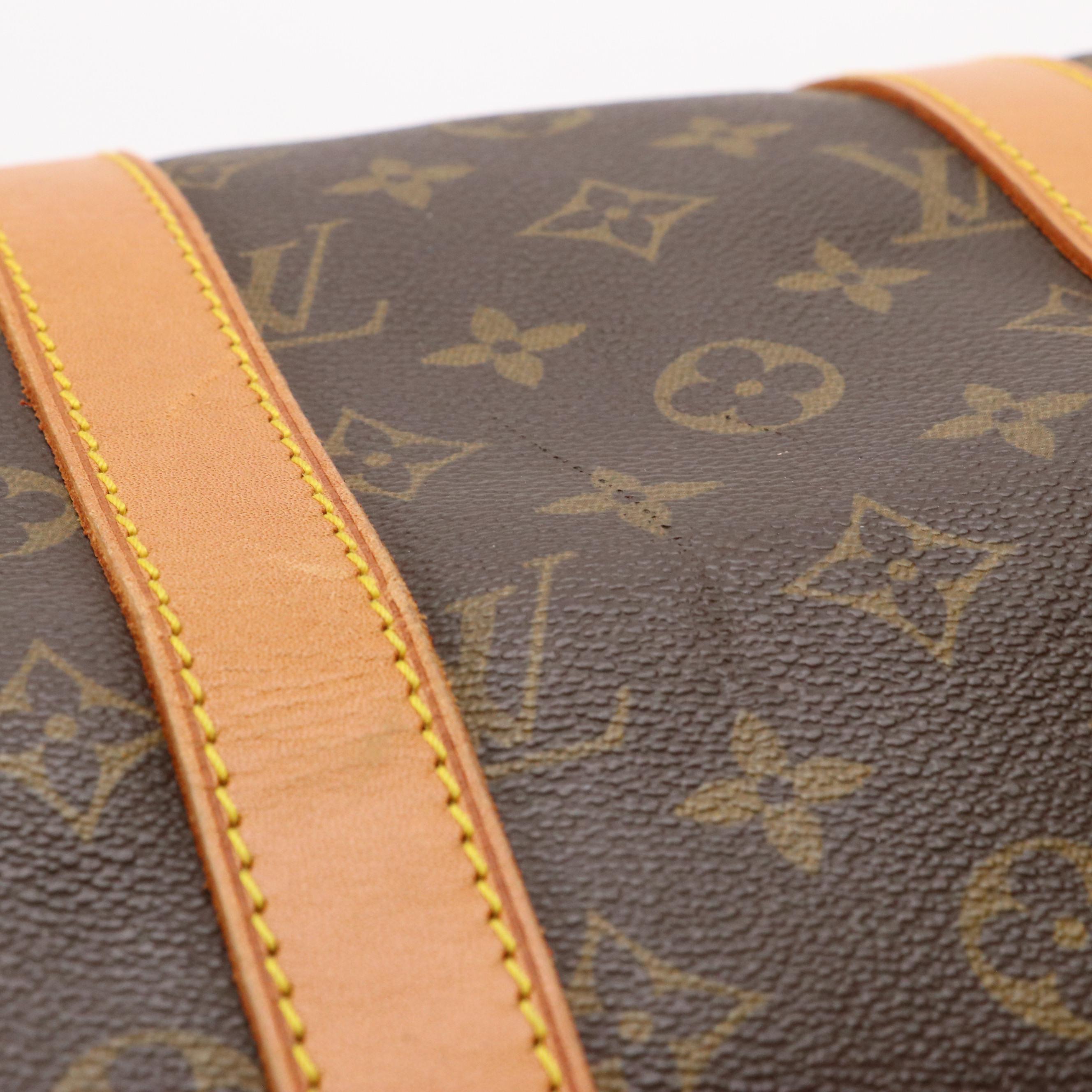 Louis Vuitton Keepall 45 in Monogram Canvas and Vachetta Leather