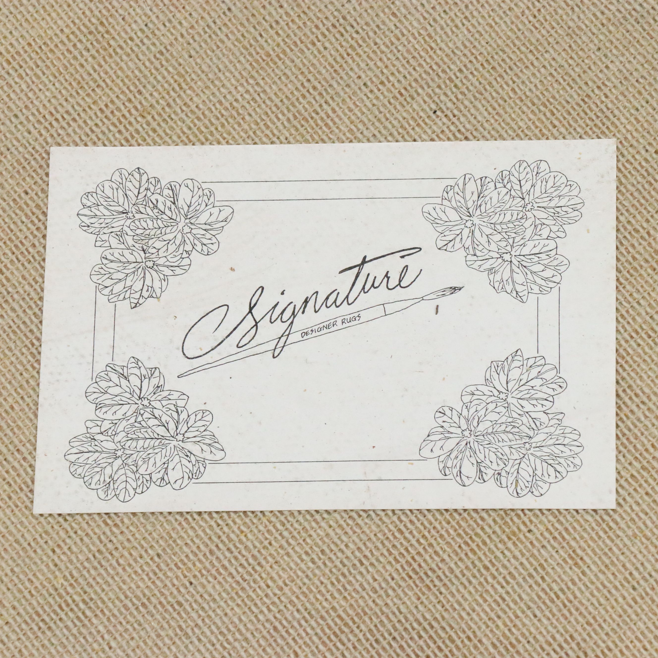 8' Round Machine Made Signature Designer Rugs Color-Block Area Rug