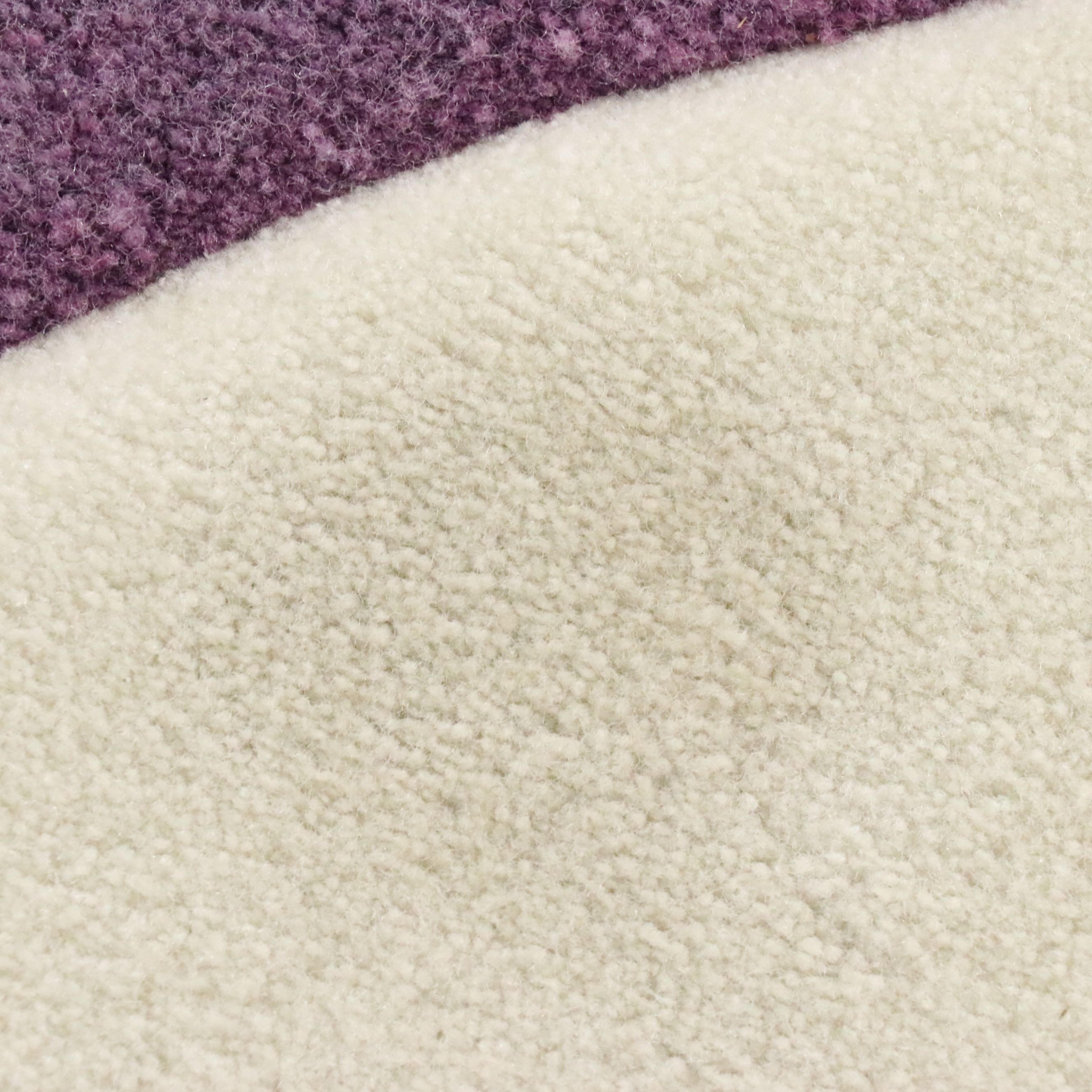 8' Round Machine Made Signature Designer Rugs Color-Block Area Rug