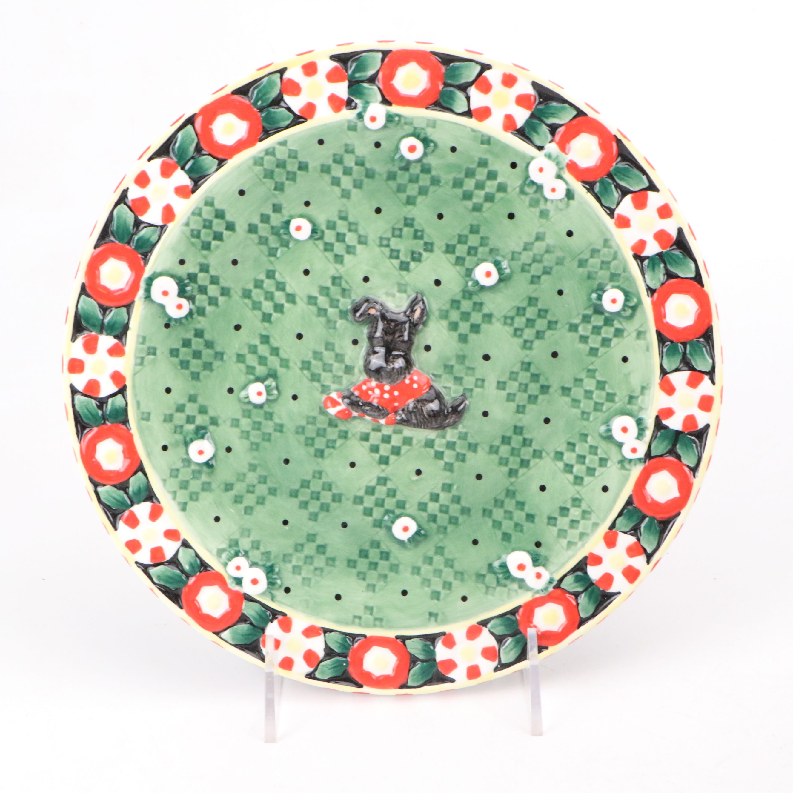 Mary Engelbreit Scottie Dog Christmas Tea Light Holders with Napkins and More