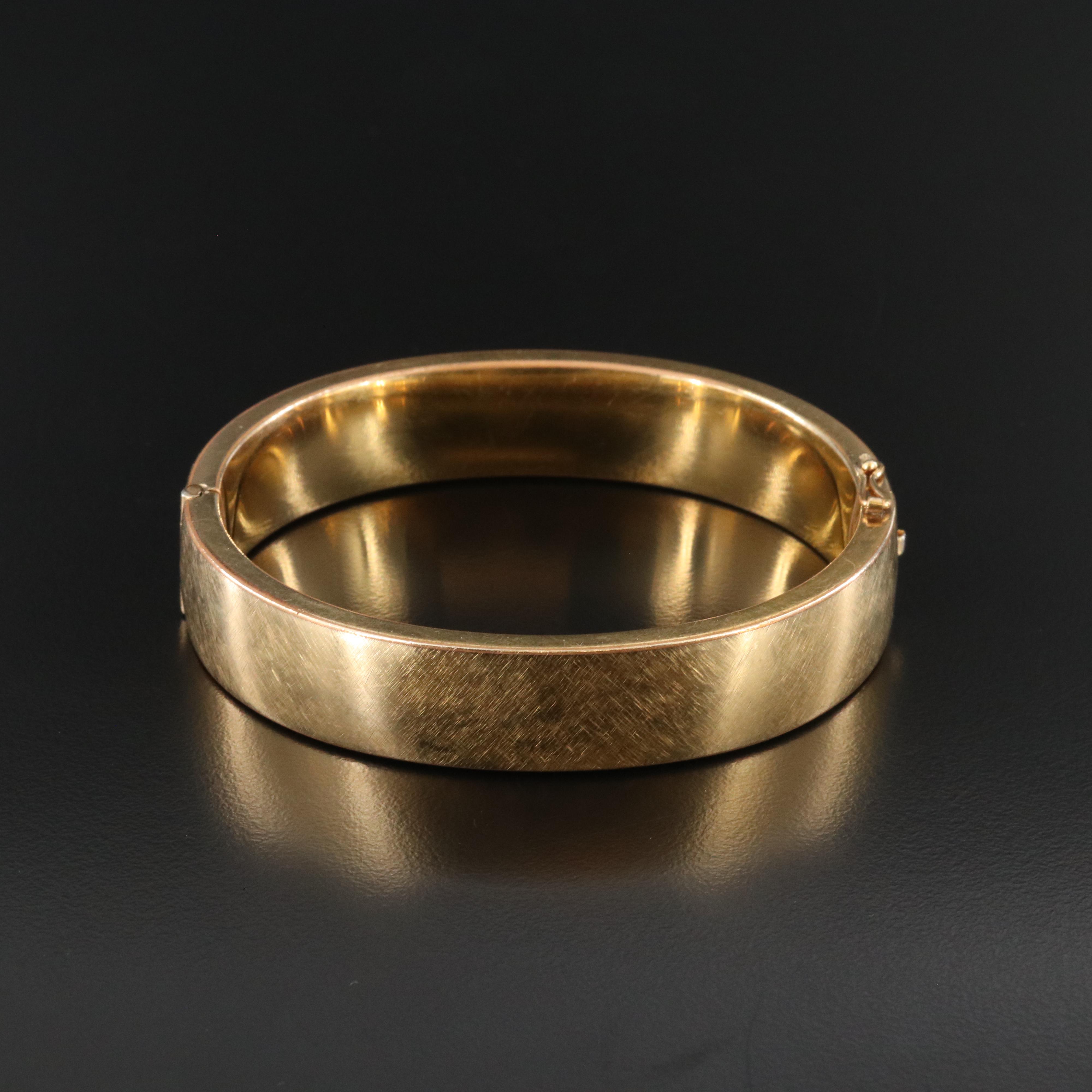 Vintage Carl-Art Inc. Gold-Filled Floral Bracelet