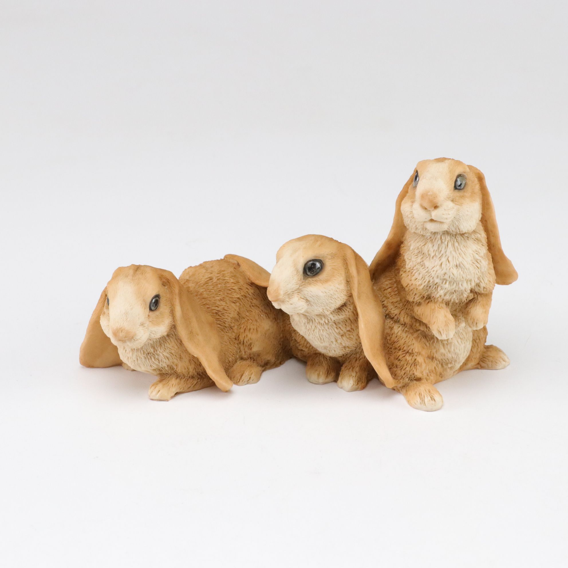 Rabbits, Polar Bear & Owl Figurines