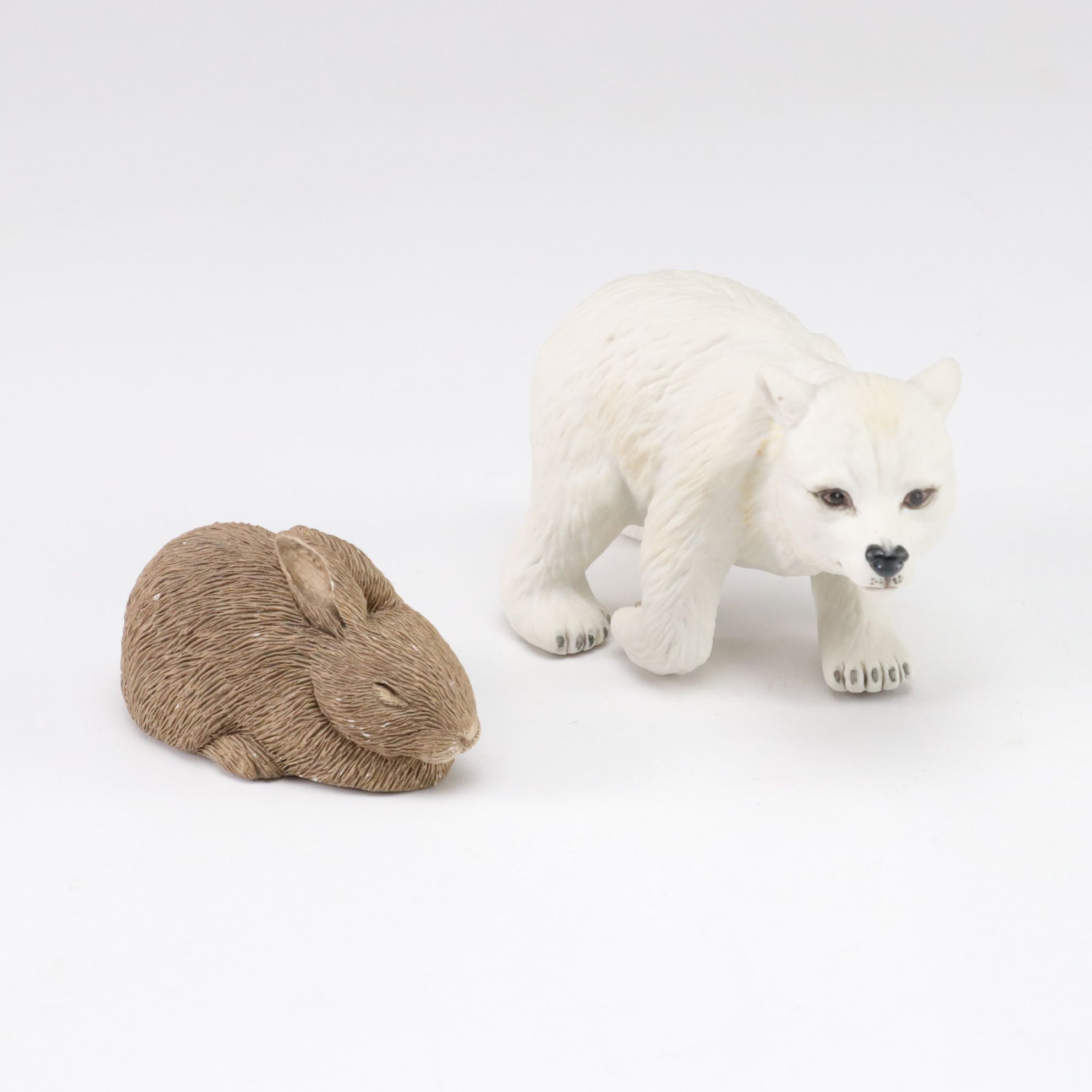 Rabbits, Polar Bear & Owl Figurines