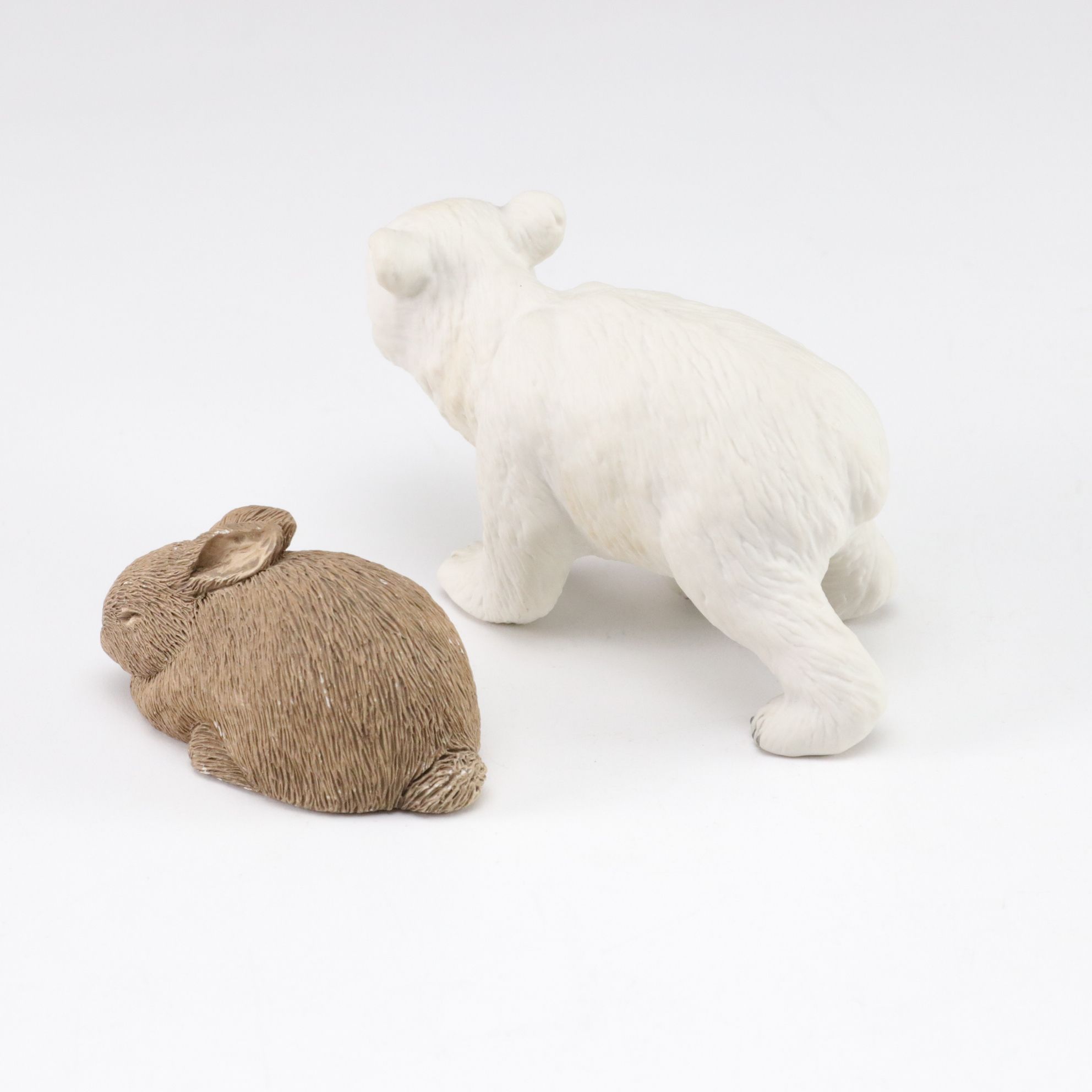 Rabbits, Polar Bear & Owl Figurines