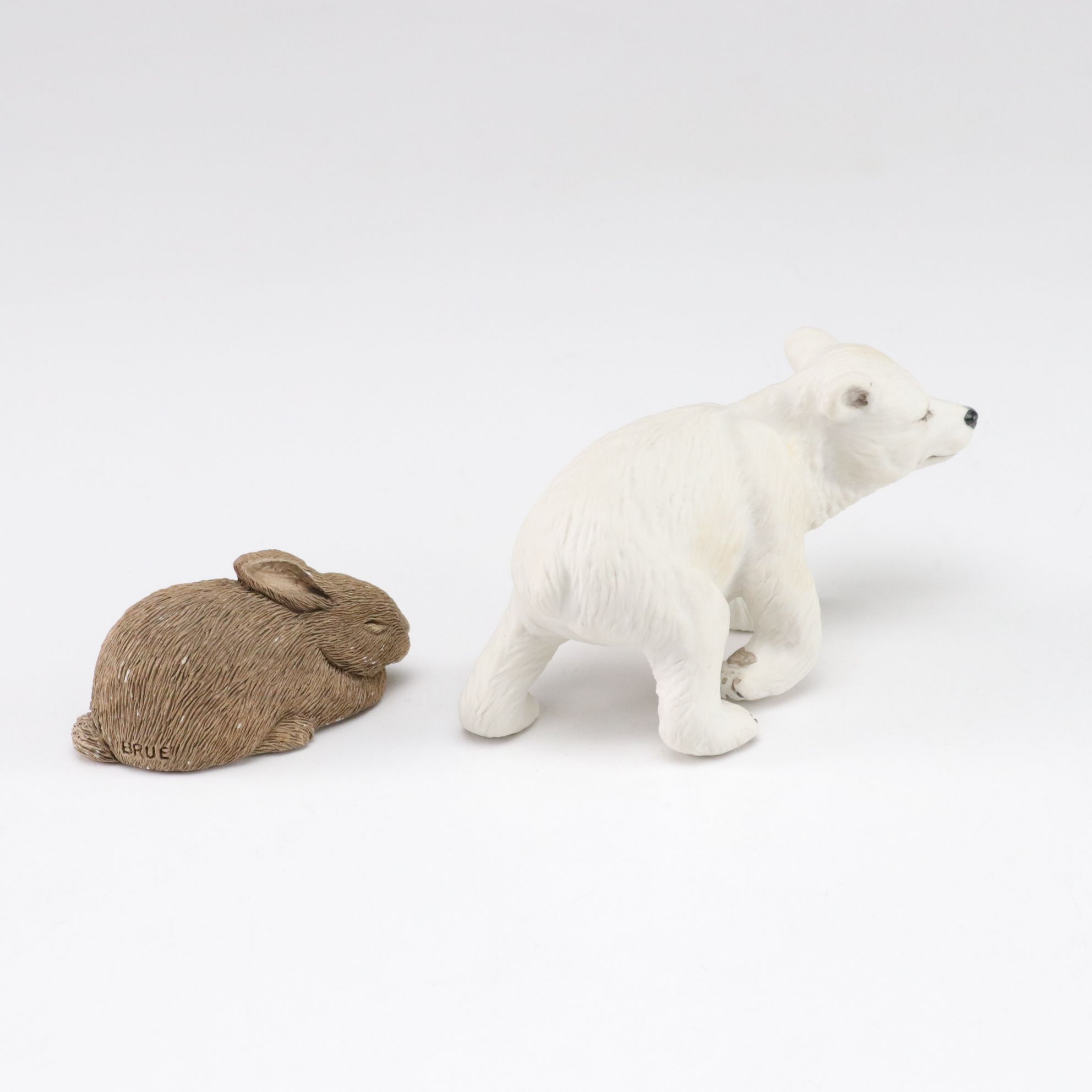 Rabbits, Polar Bear & Owl Figurines