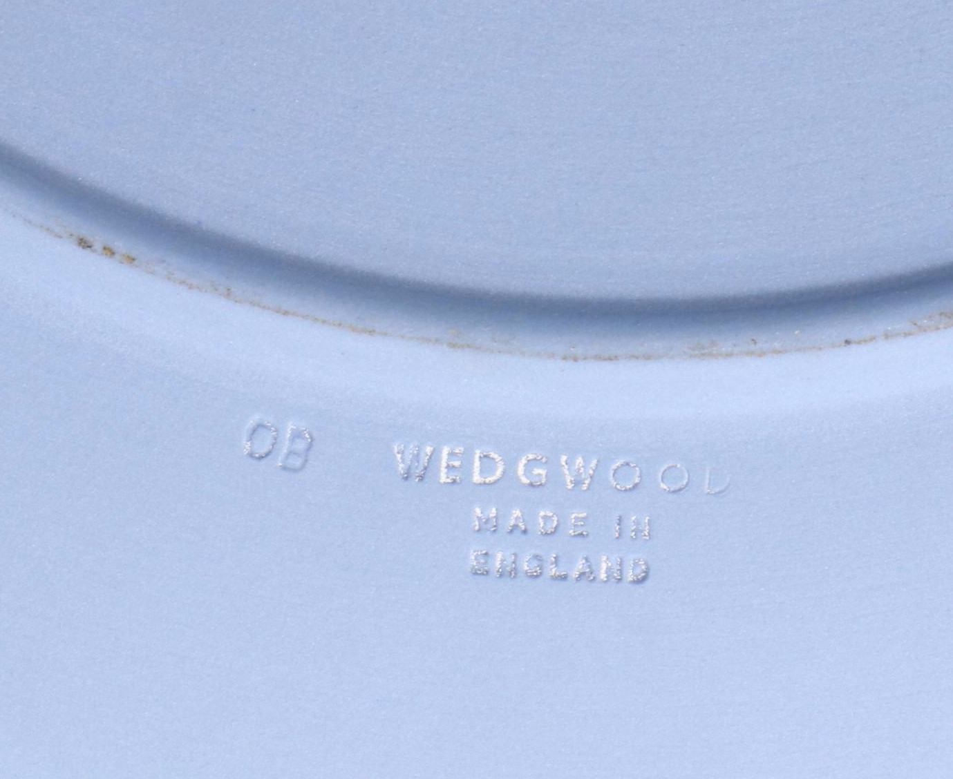 Wedgwood Blue Jasperware Table Accessories with Other Dresser Set