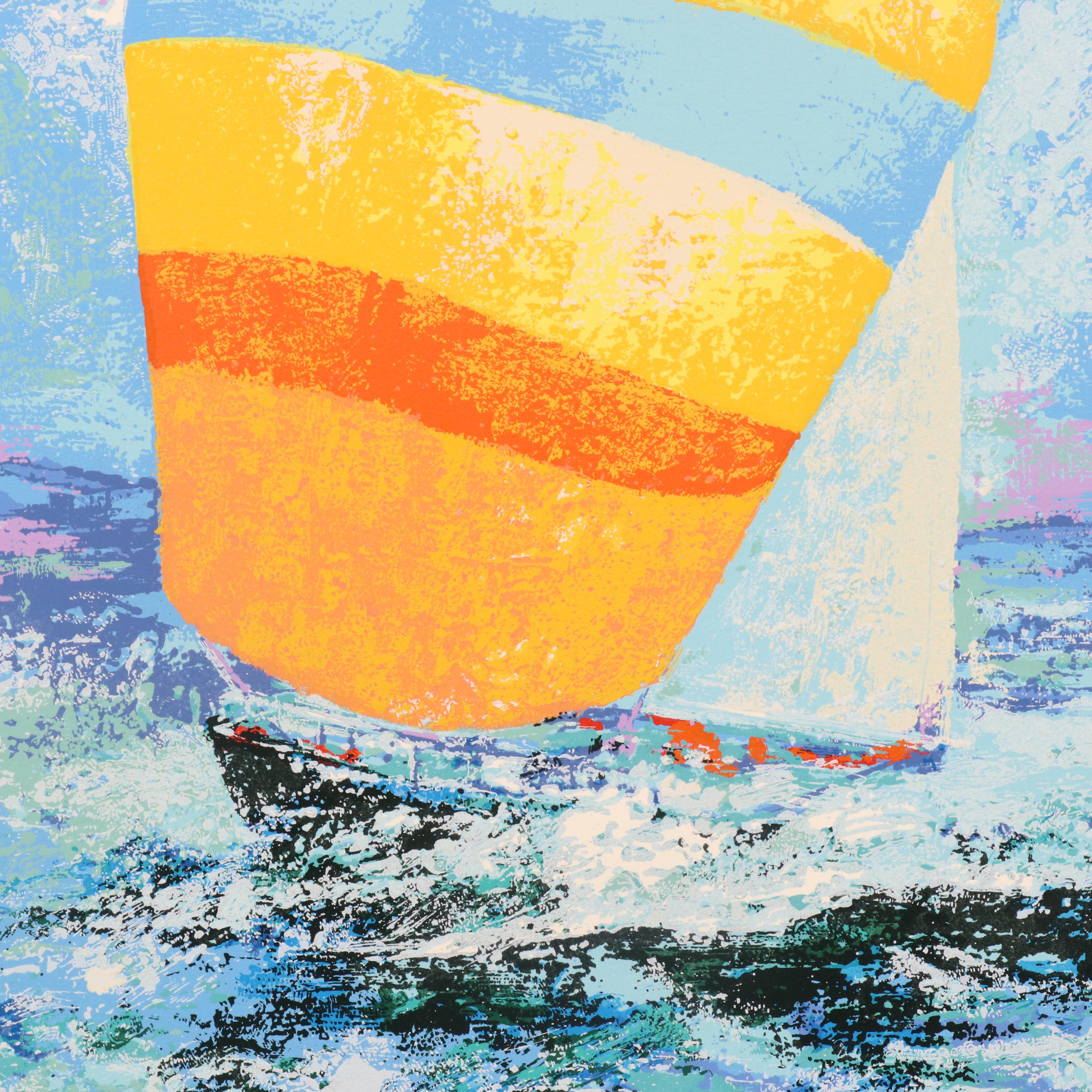 Mark King Serigraph "Spinnakers"