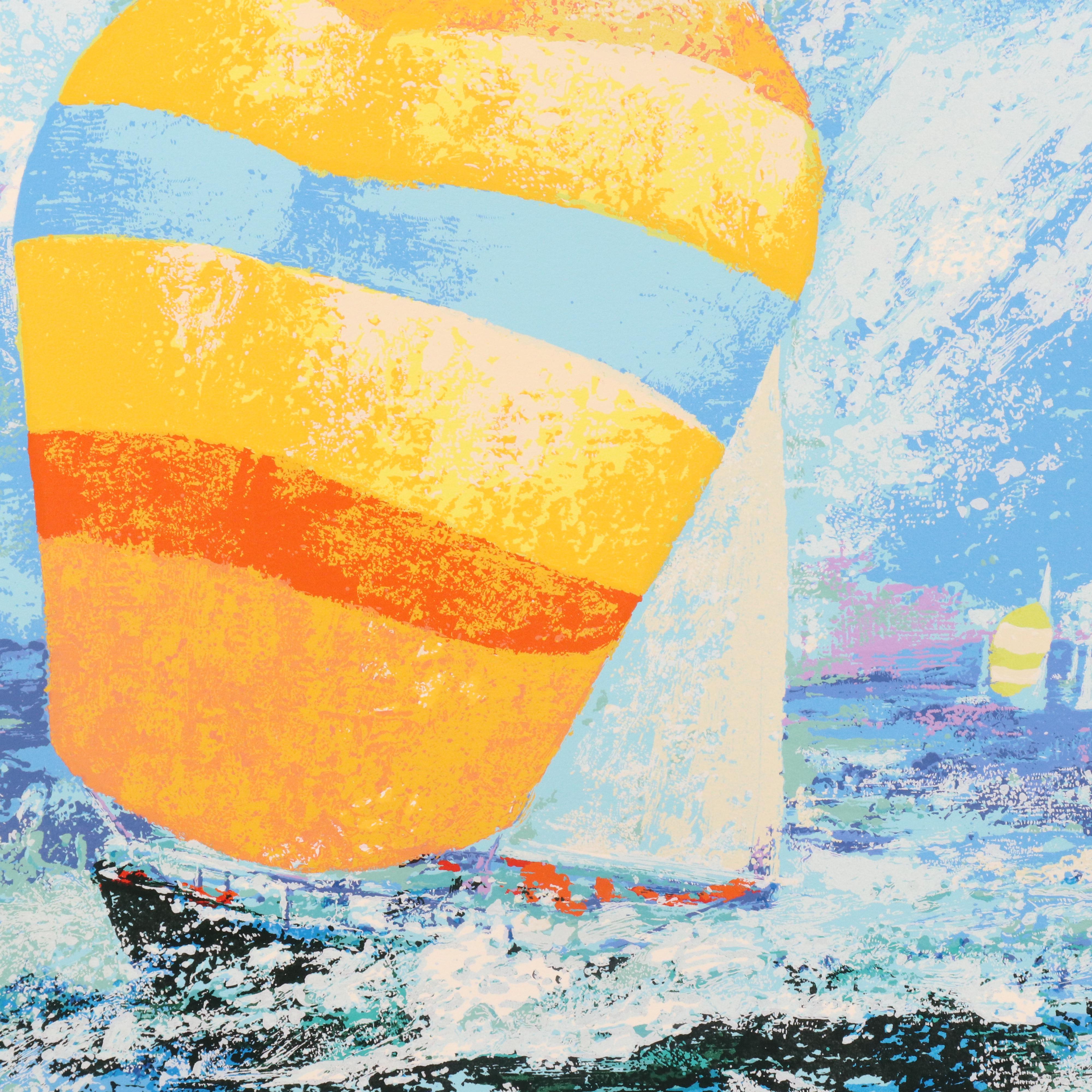 Mark King Serigraph "Spinnakers"