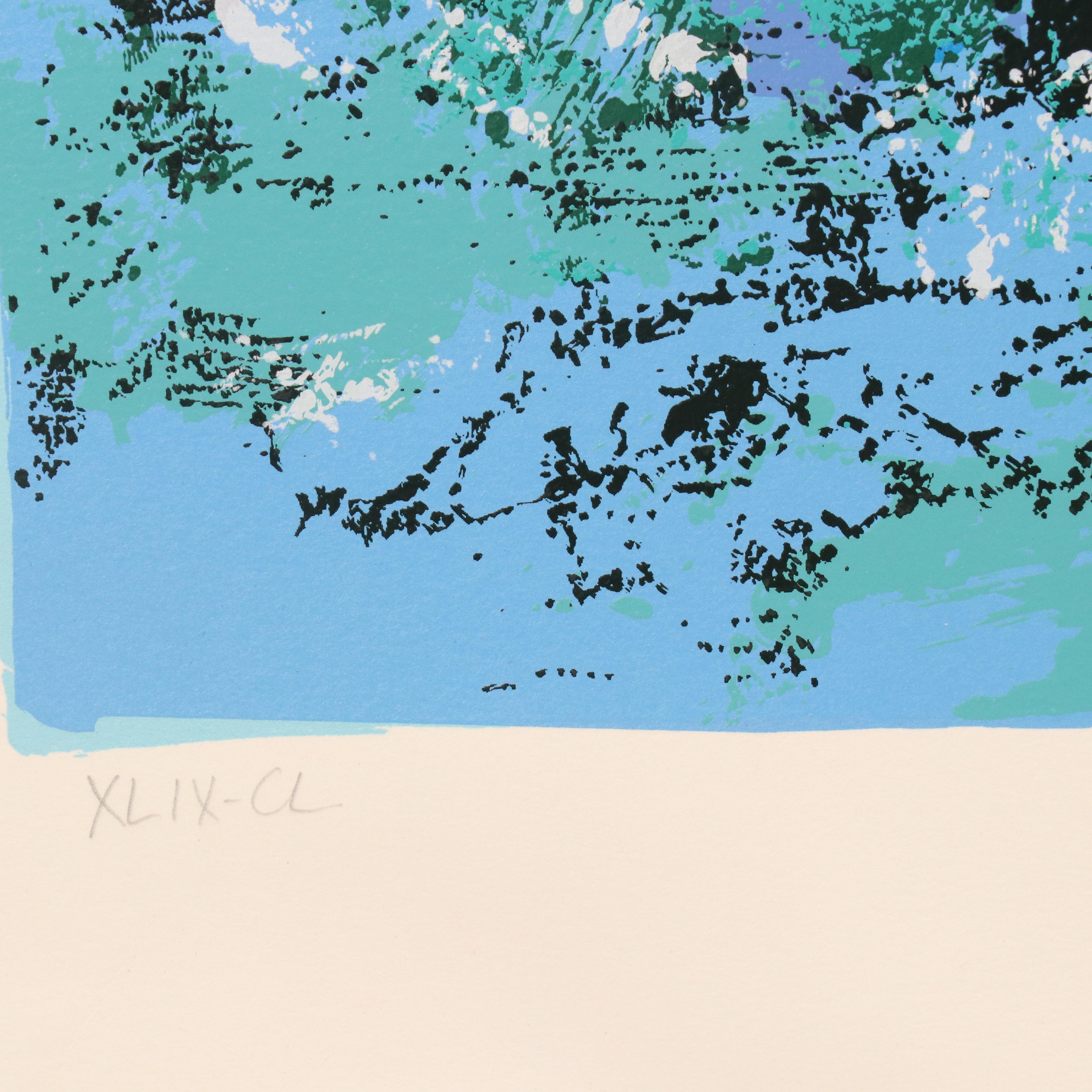 Mark King Serigraph "Spinnakers"