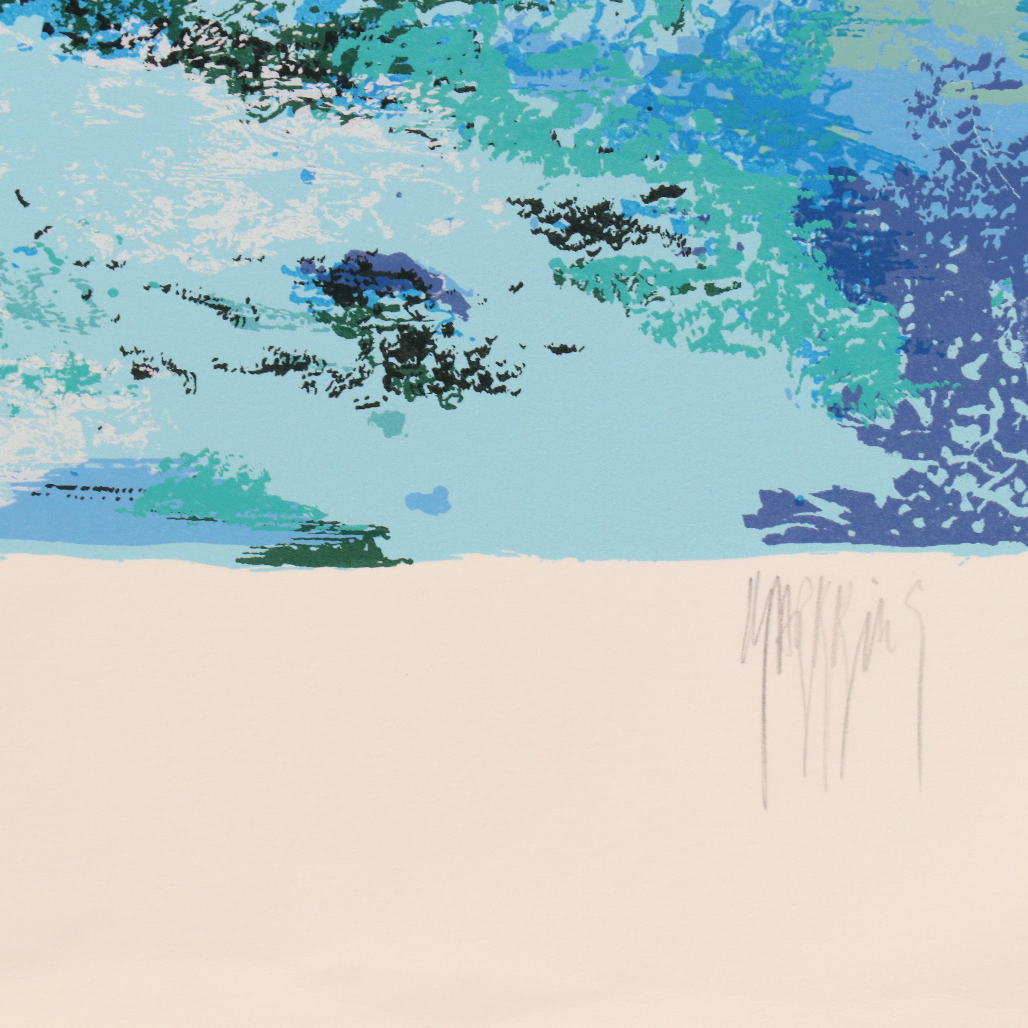 Mark King Serigraph "Spinnakers"