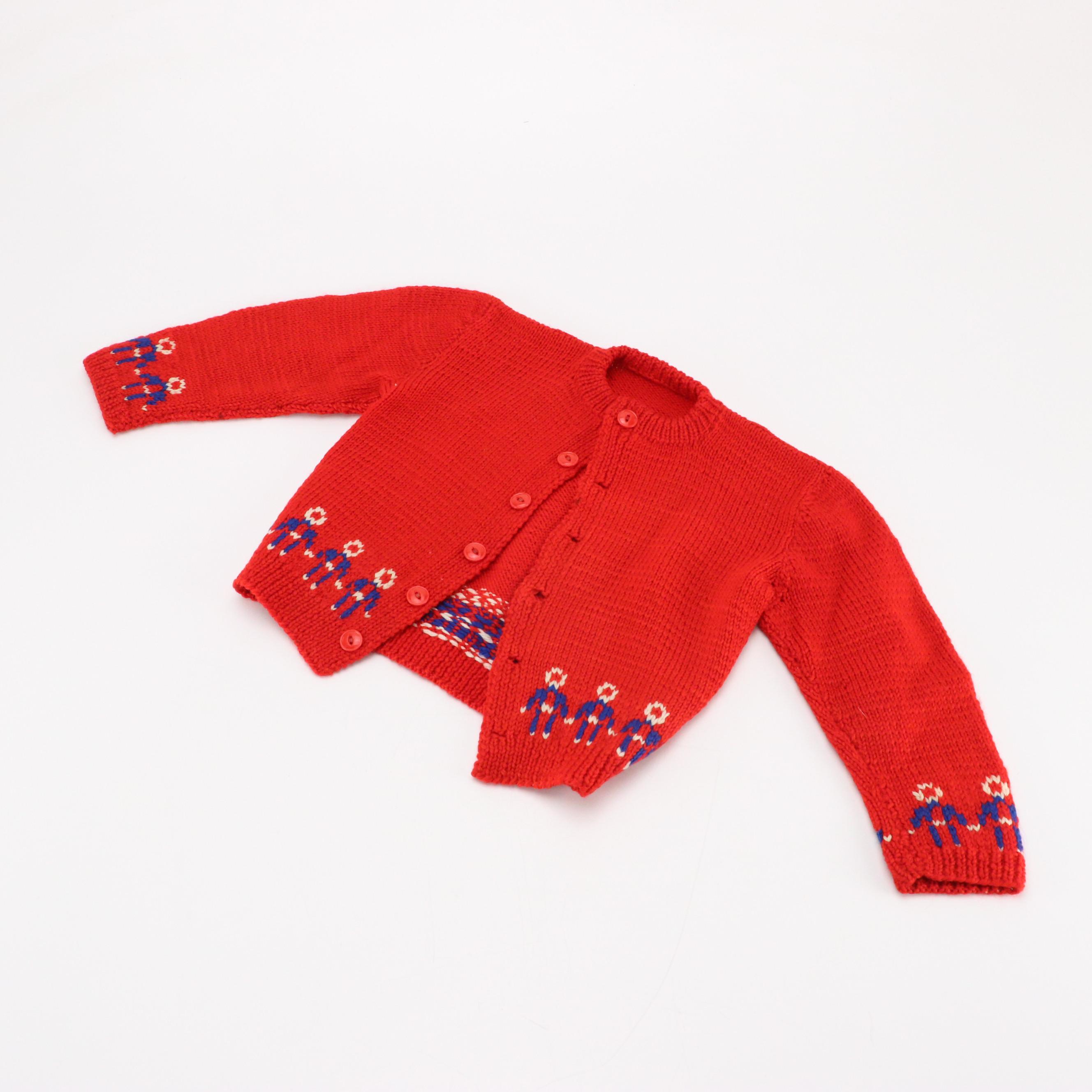 Girls' Cardigan Sweaters from Knit Town and More with Baby Shoes, Hats & Gloves