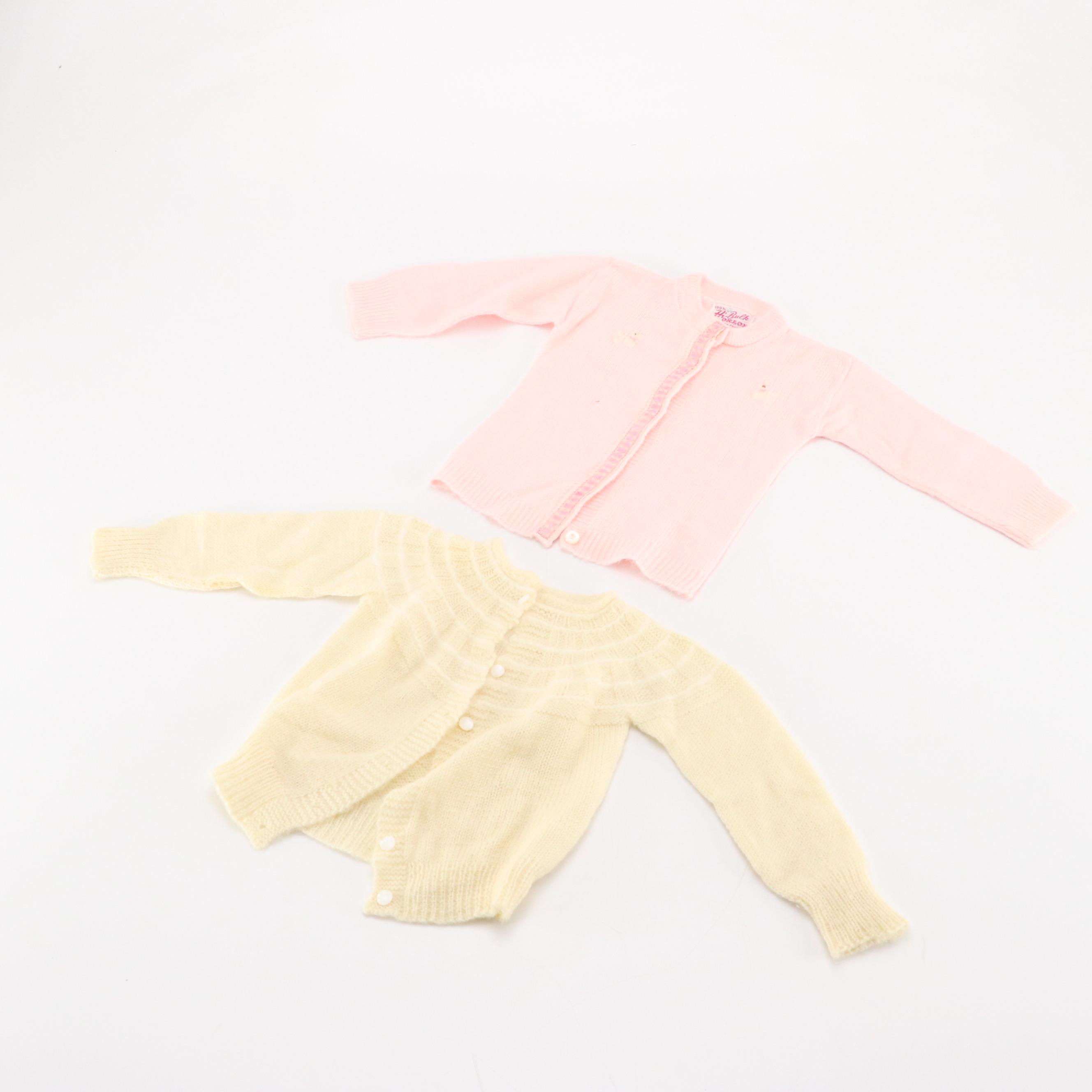 Girls' Cardigan Sweaters from Knit Town and More with Baby Shoes, Hats & Gloves