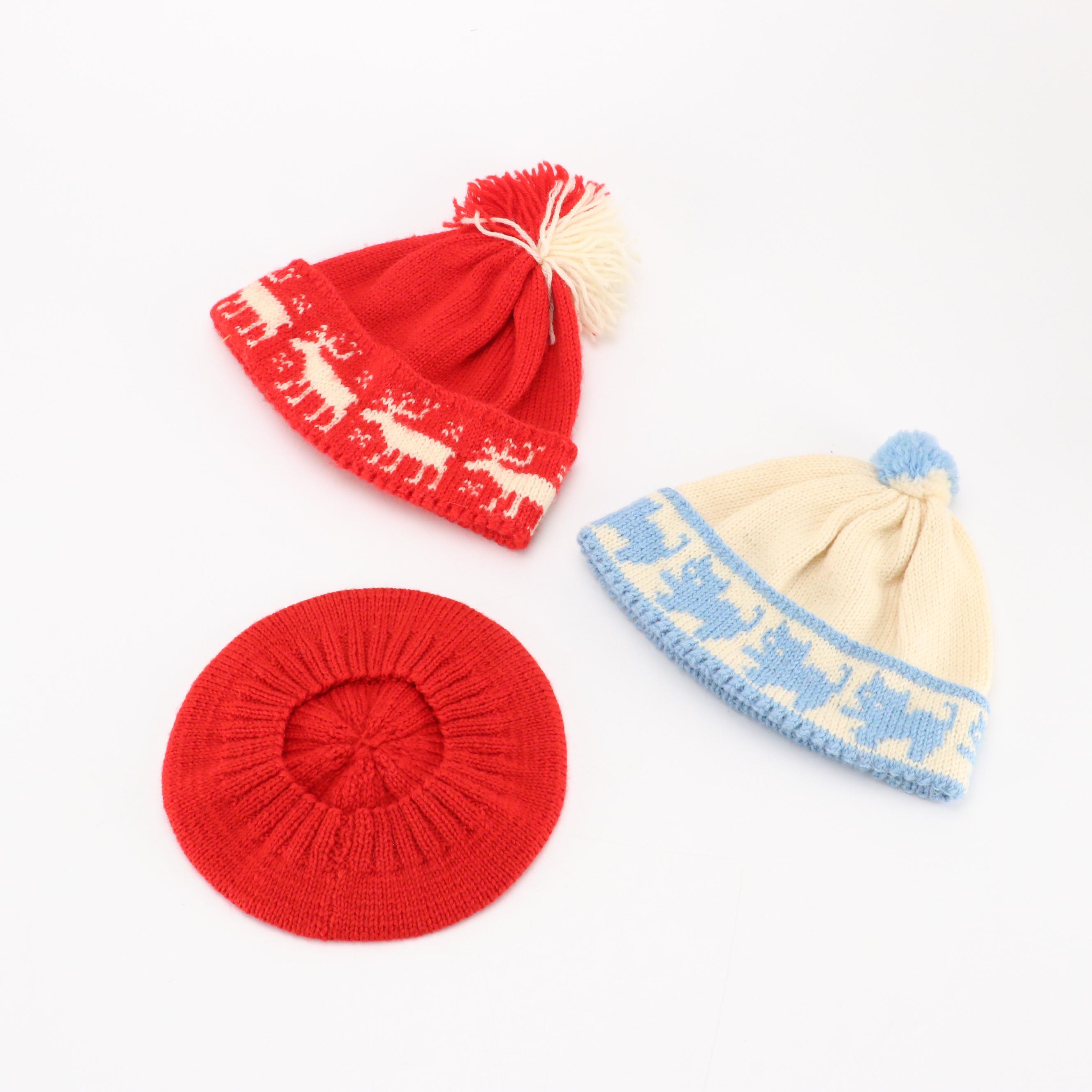 Girls' Cardigan Sweaters from Knit Town and More with Baby Shoes, Hats & Gloves