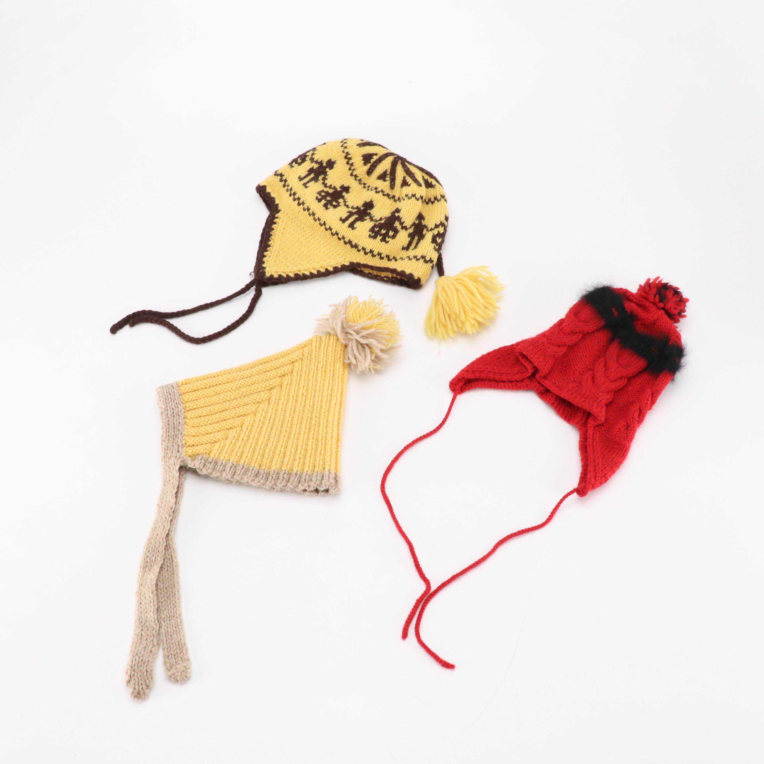 Girls' Cardigan Sweaters from Knit Town and More with Baby Shoes, Hats & Gloves