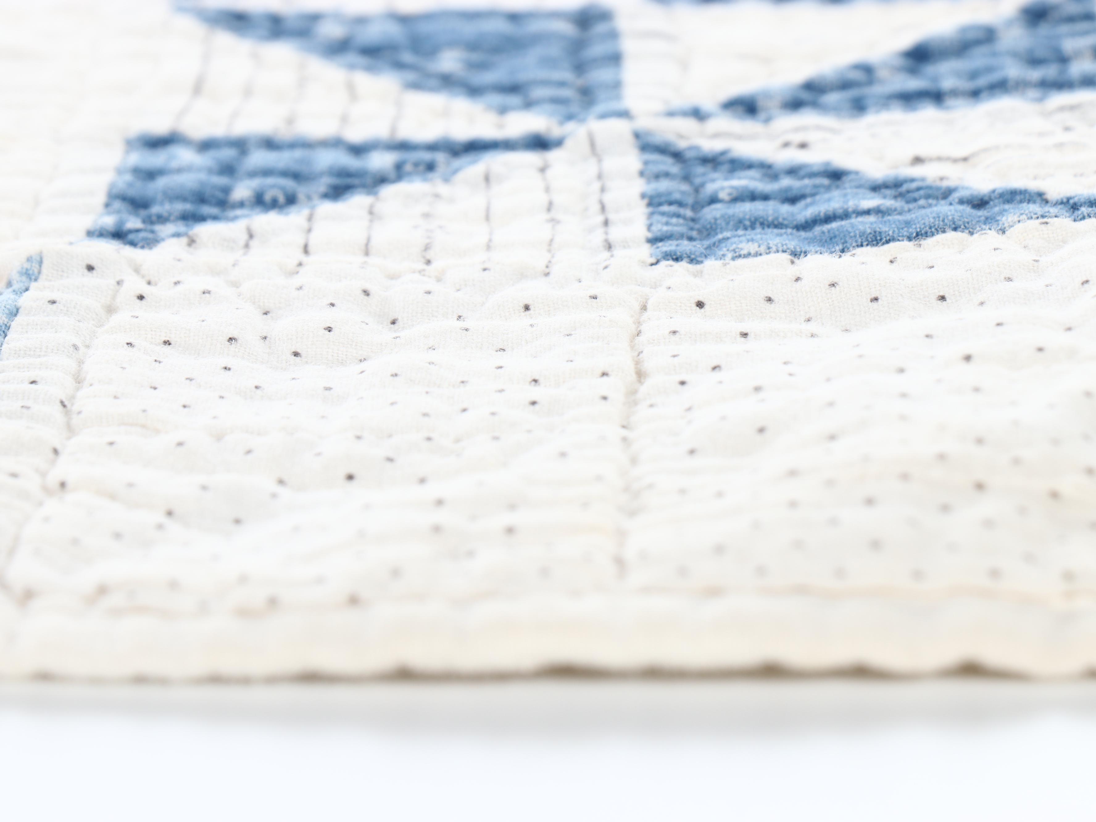 Hand-Stitched "Pinwheel" Quilt