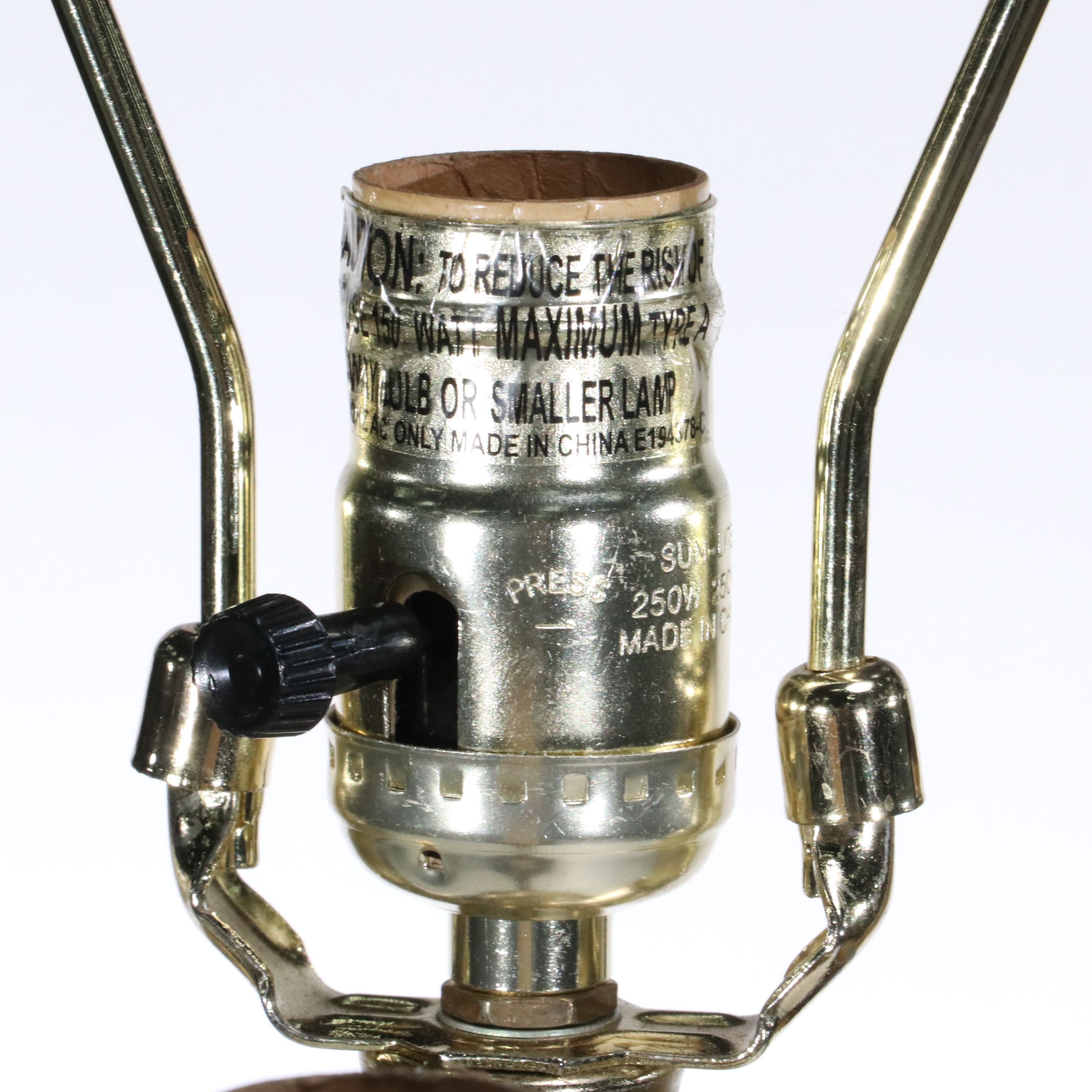 Victorian Style Brass Floor Lamps with Glass Shades