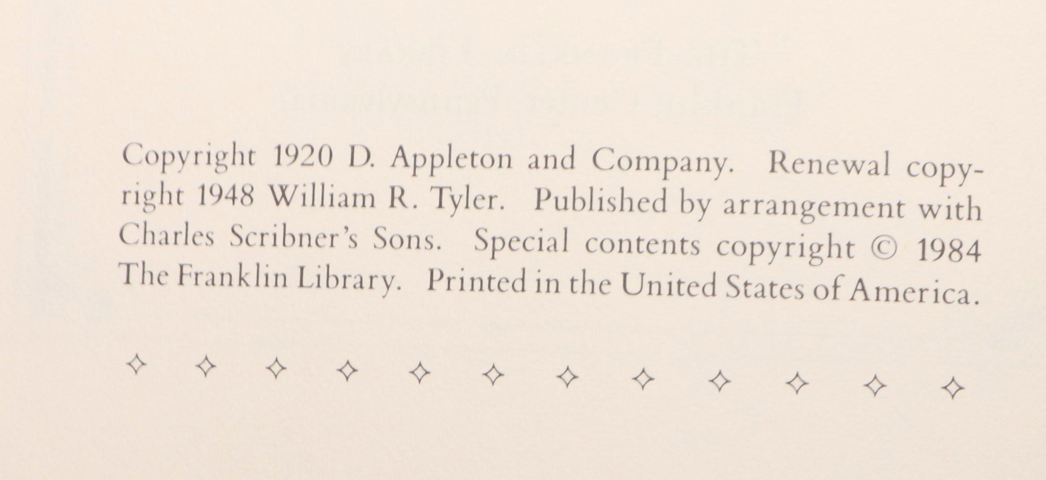 Franklin Library "The Age of Innocence" by Edith Wharton and More Classics