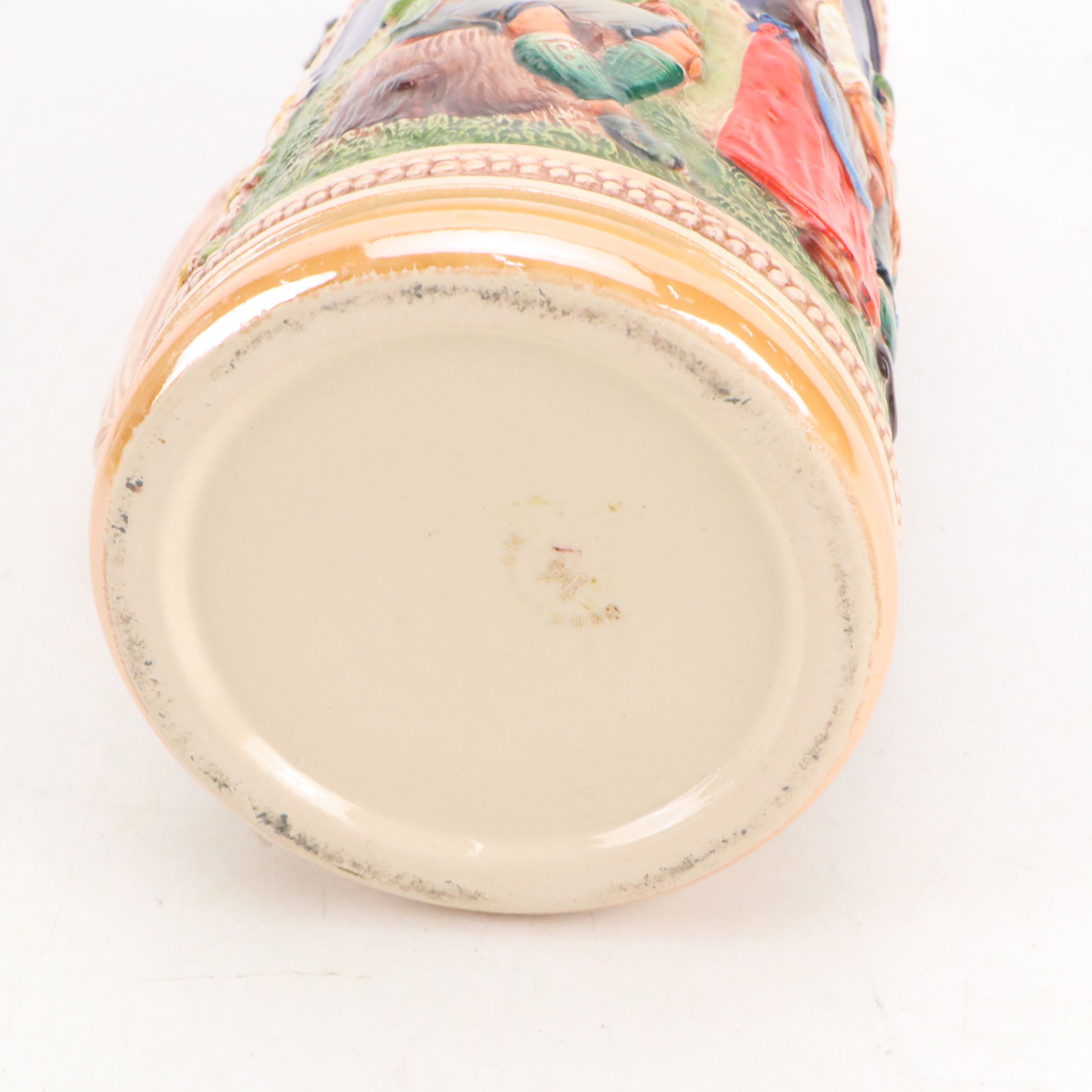 Bravo and Other Ceramic Steins with Stein Style Music Box