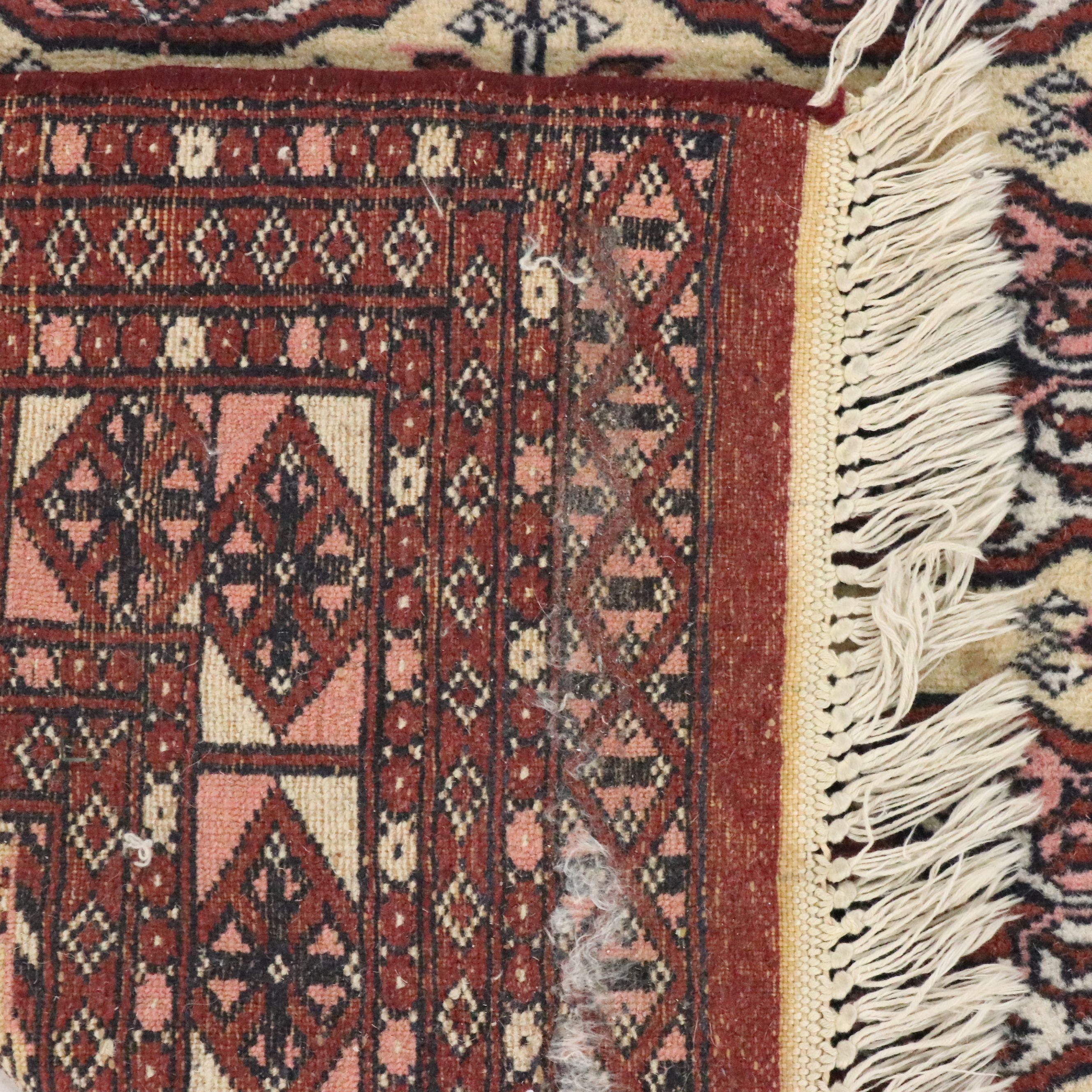 3' x 5'6 Hand-Knotted Afghan Turkmen Area Rug