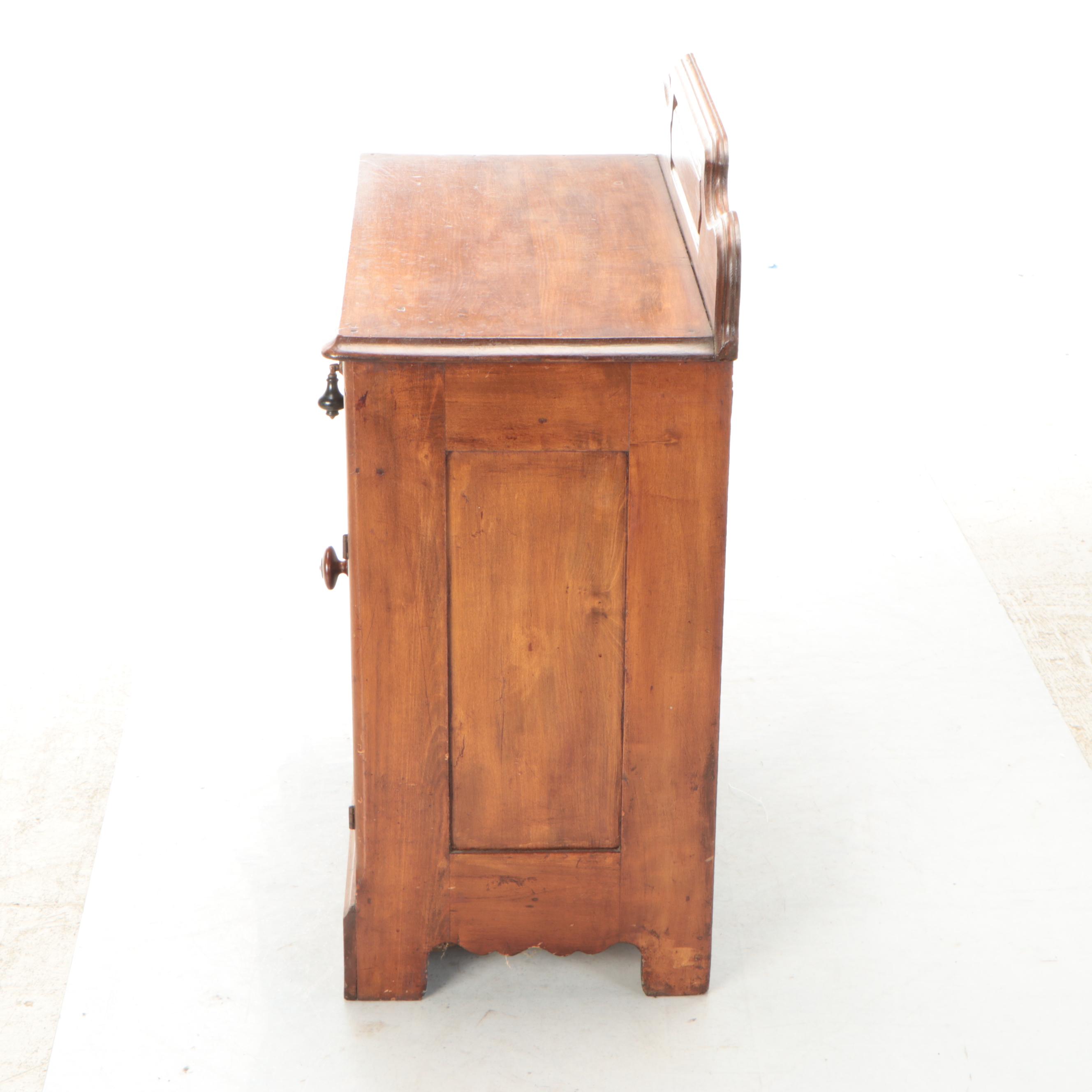 American Primitive Pine Cabinet, Early 20th Century