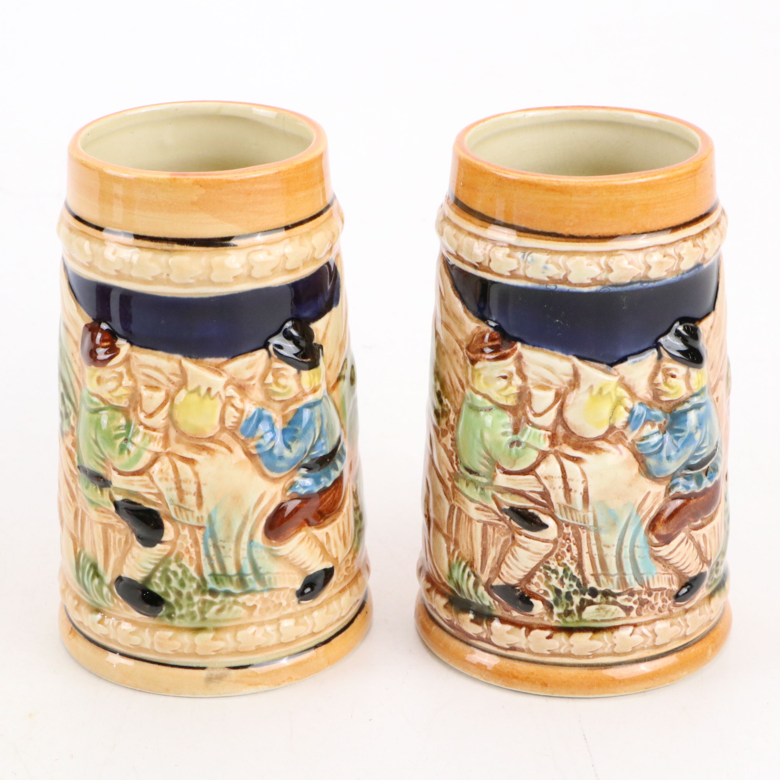 Rossini and Other Ceramic Stein Mugs and Pitcher