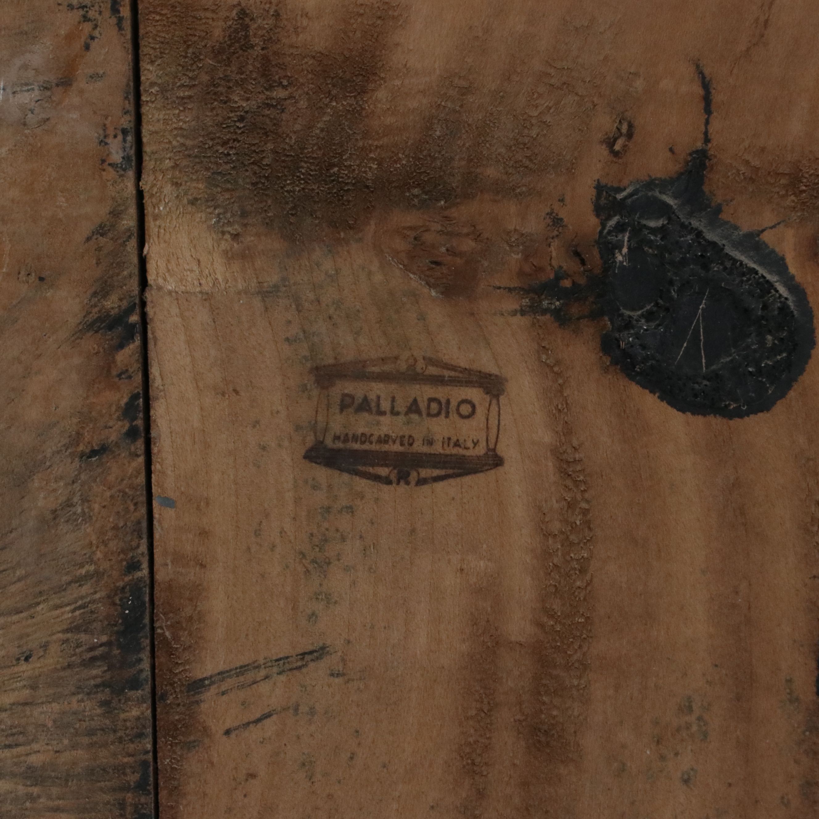 Palladio Carved Wood Roman Ruins Wall Plaques, 20th Century