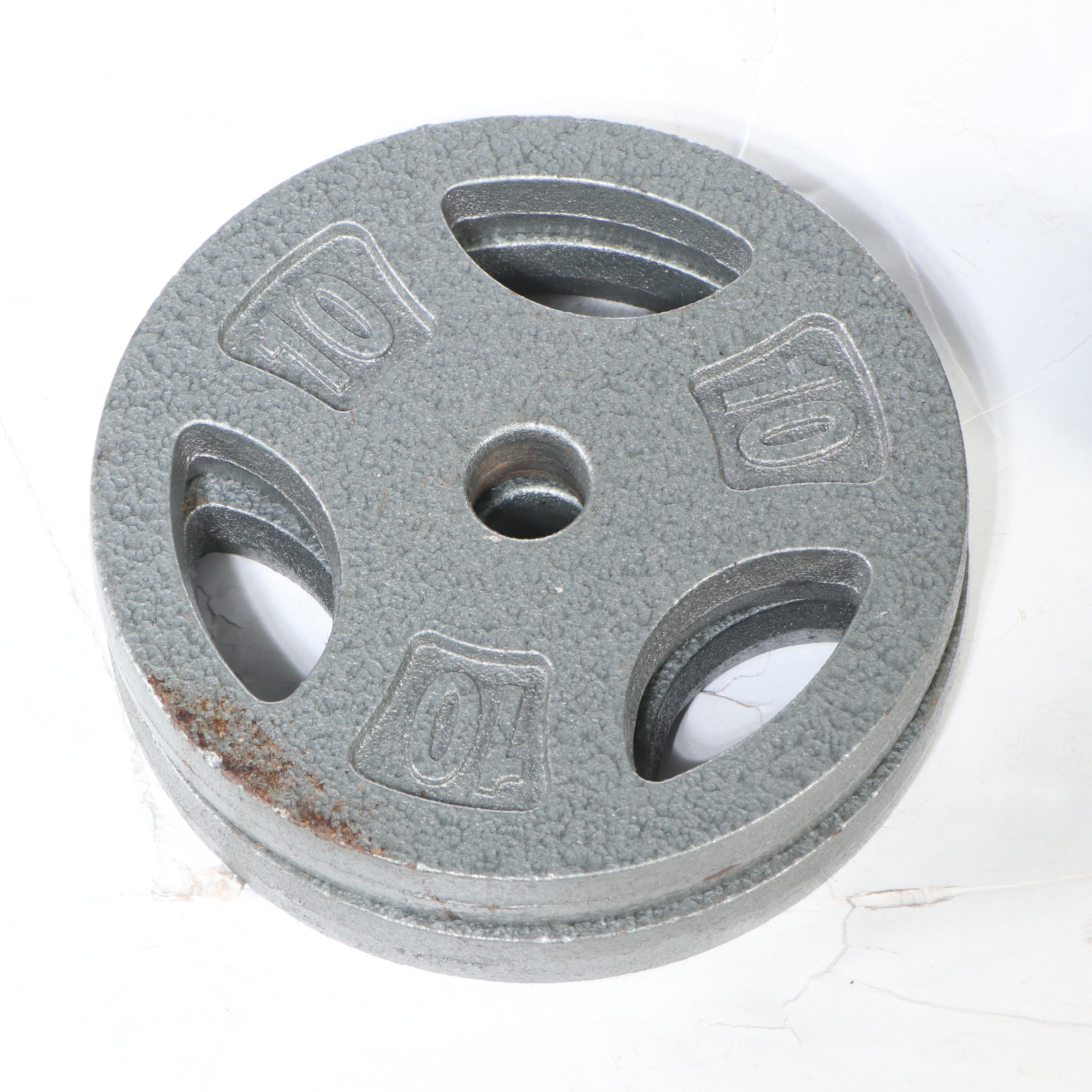 Weiderpro 265 Weight Bench with Barbell Weights