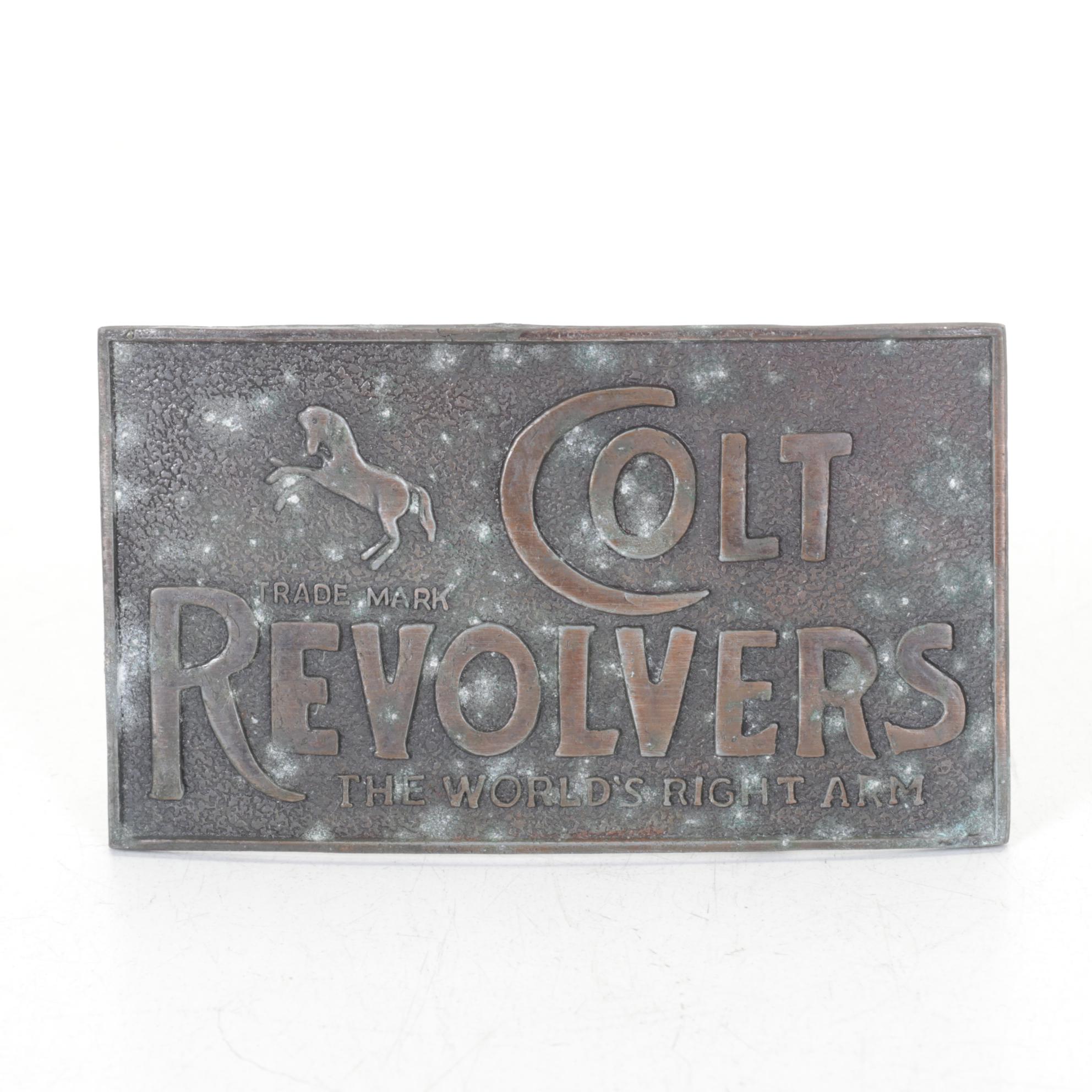 Budweiser Coasters and Belt Buckle with Colt Belt Buckle