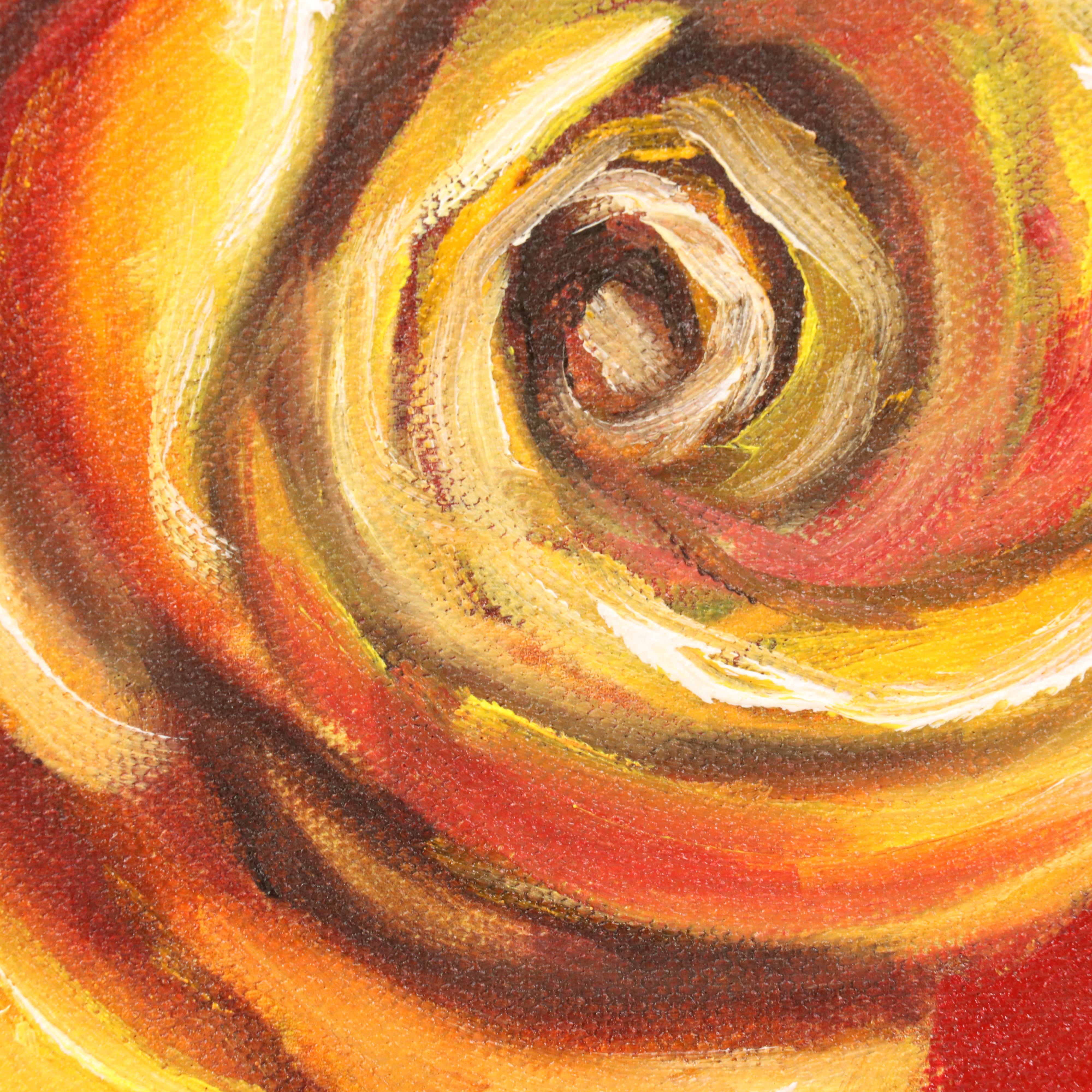 Oluwakemi Omowaire Oil Portrait "Eyes Set On Dawns.," 21st Century