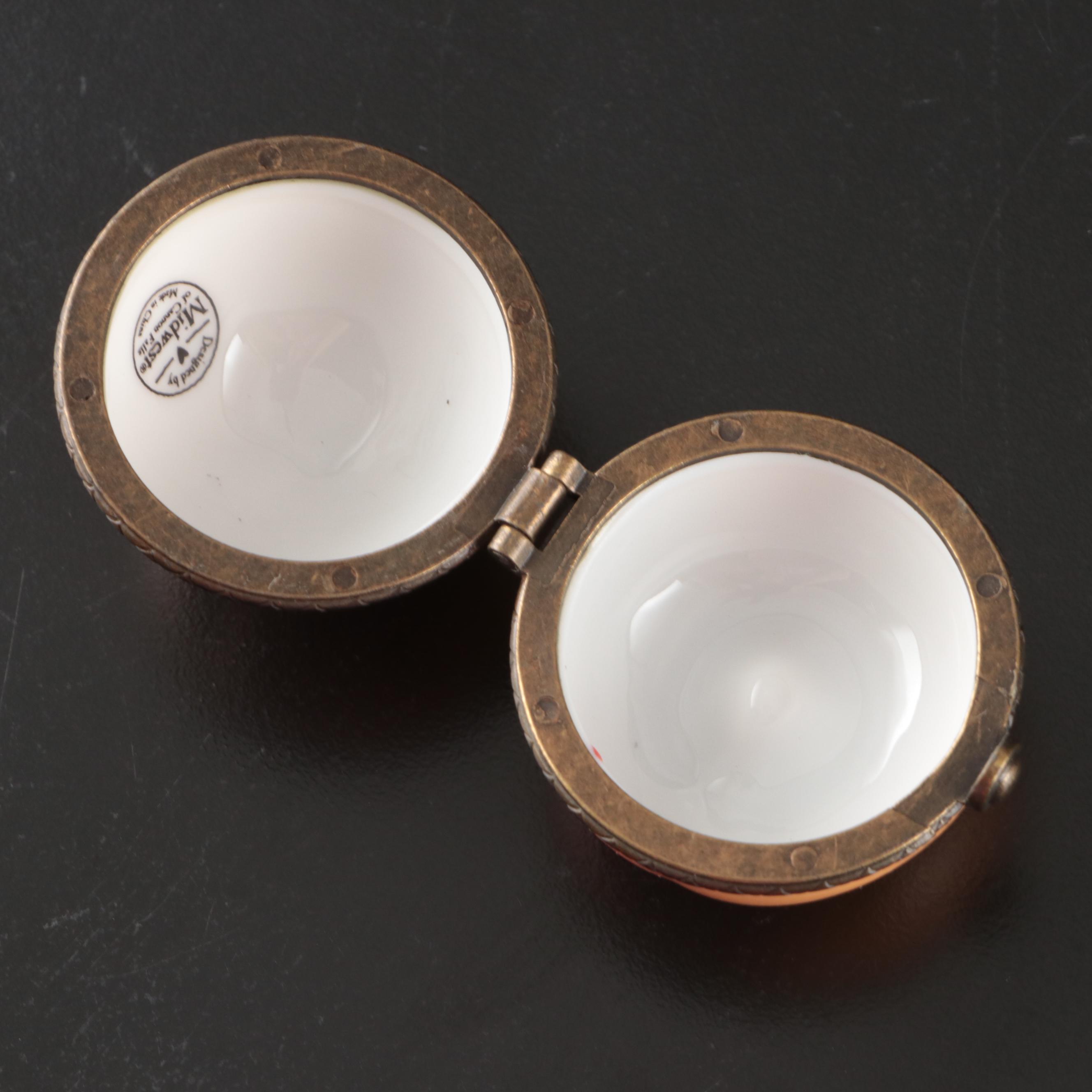 Jay Strongwater, Florenza, and More Enamel and Porcelain Limoges Style Boxes