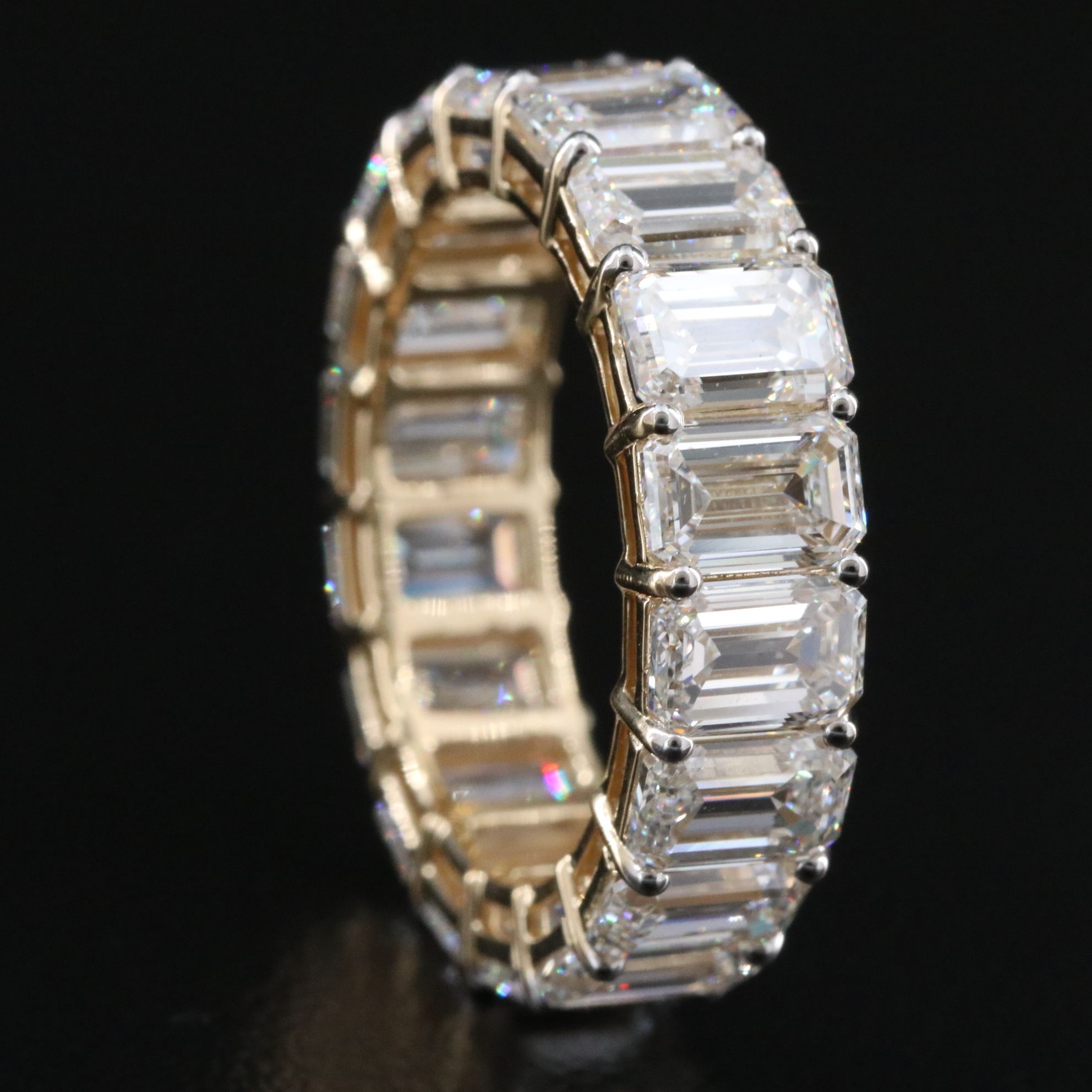 14K 9.26 CTW Lab Grown Diamond Eternity Band