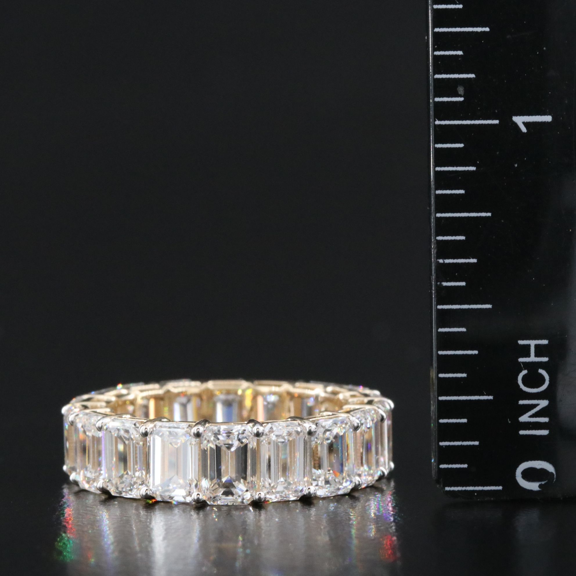 14K 9.26 CTW Lab Grown Diamond Eternity Band