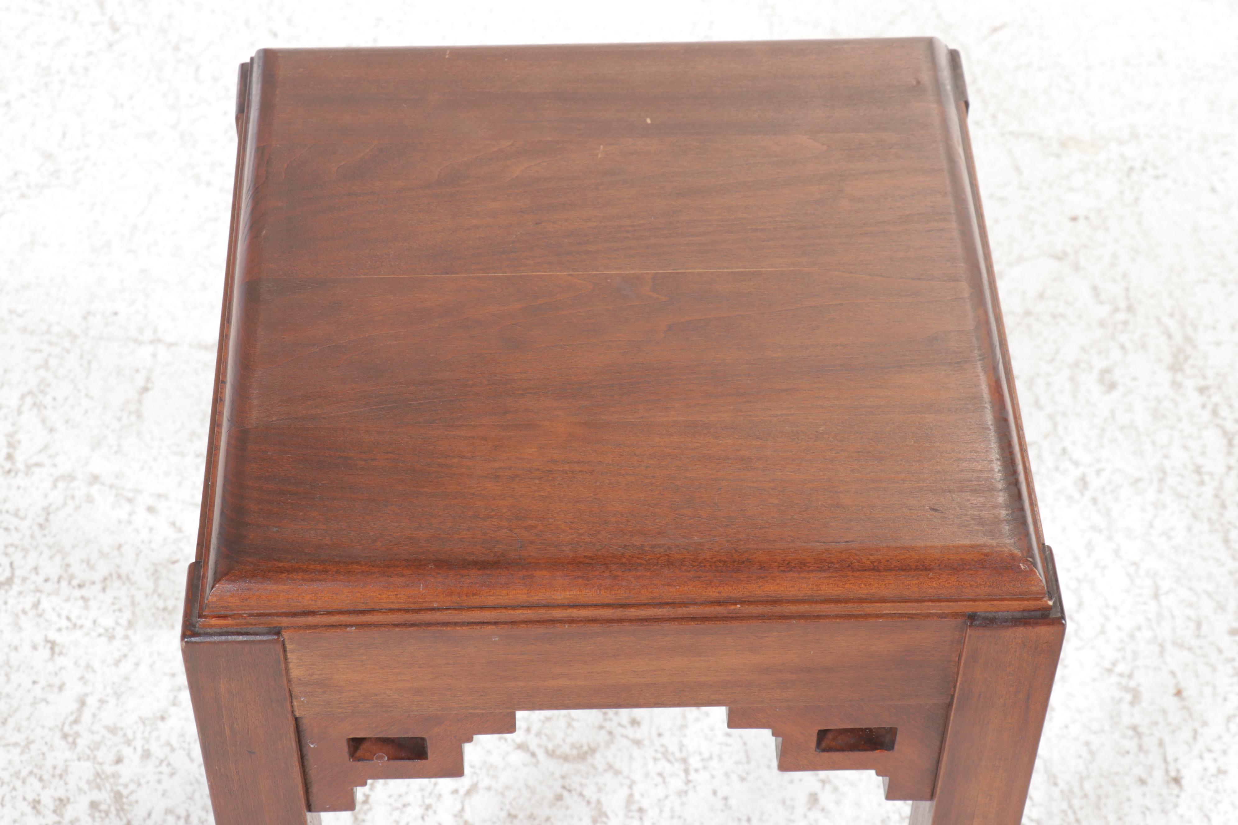 Wood Chinese Inspired Accent Table, Late 20th to 21st Century