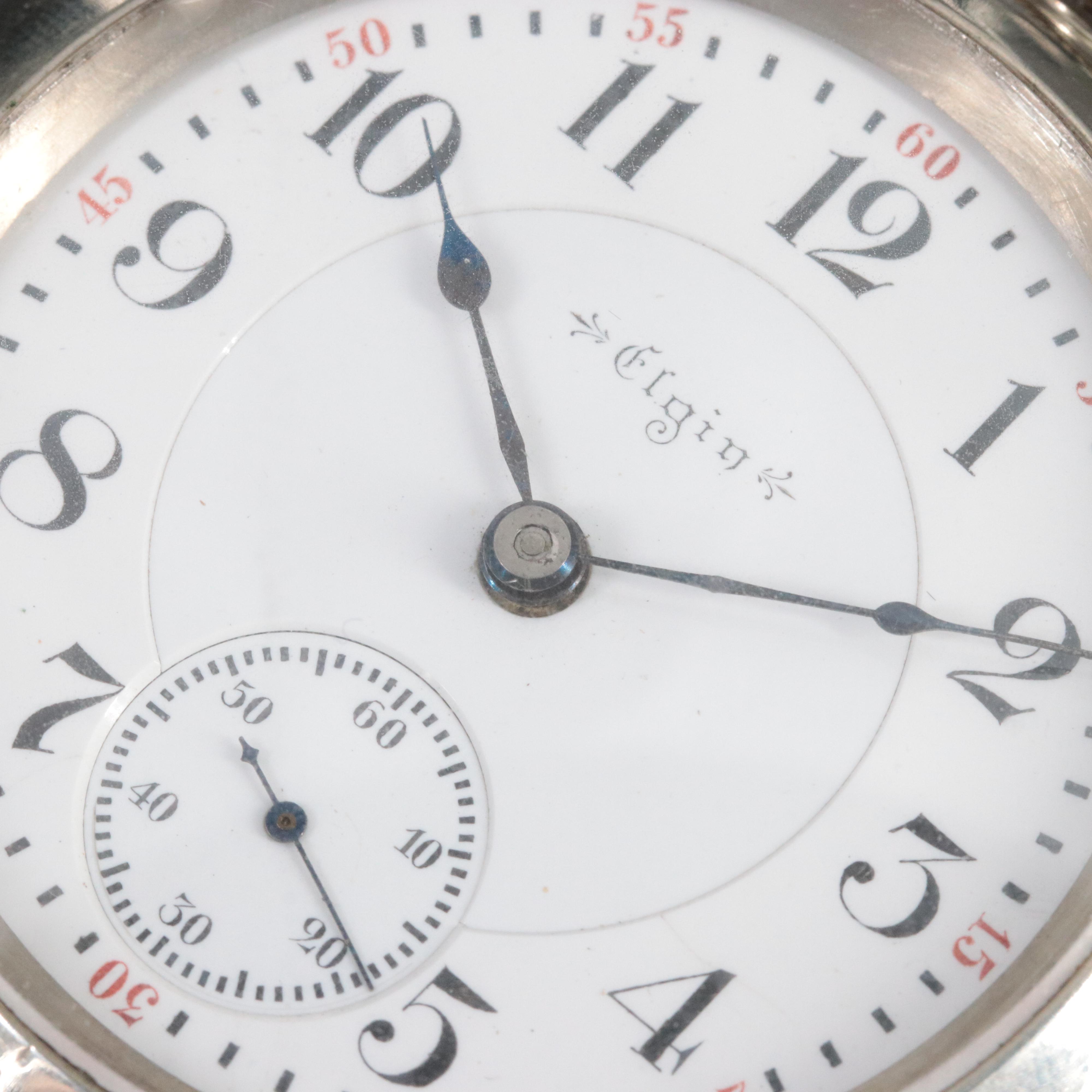 Antique Elgin Railroad Grade Pocket Watch