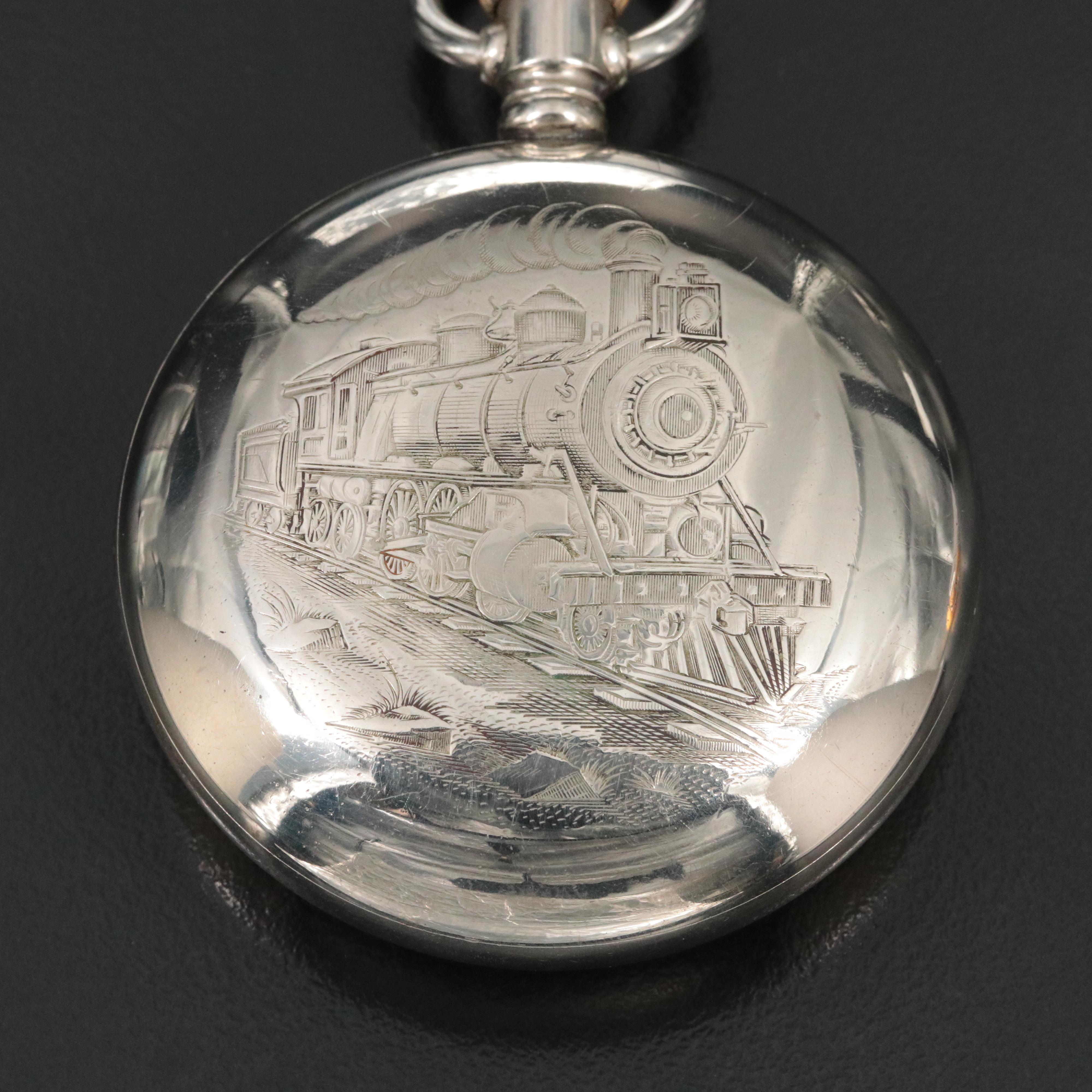Antique Elgin Railroad Grade Pocket Watch