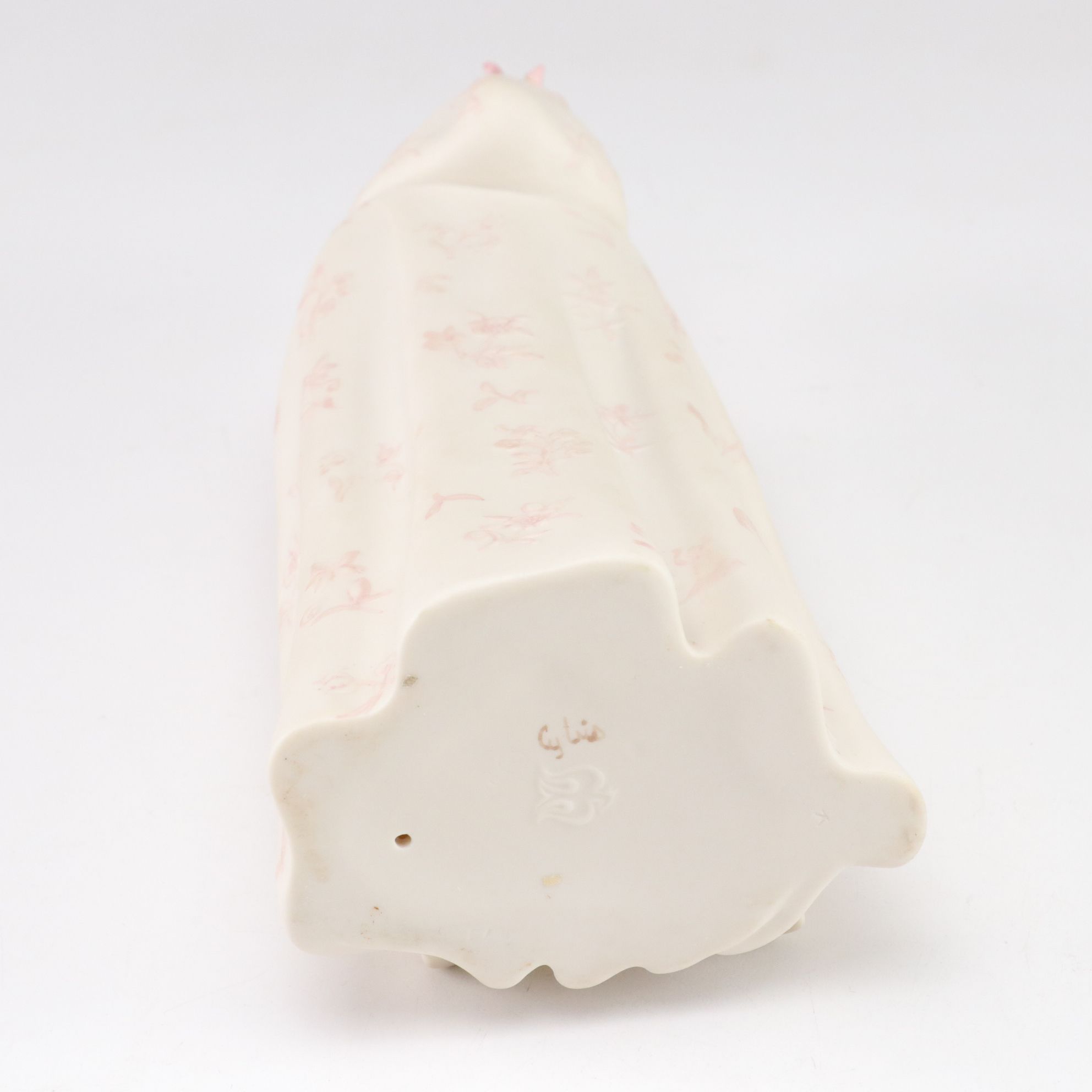 Cybis "Melissa" with Rabbits "Cotton, Fluff and Snow" Porcelain Figurines