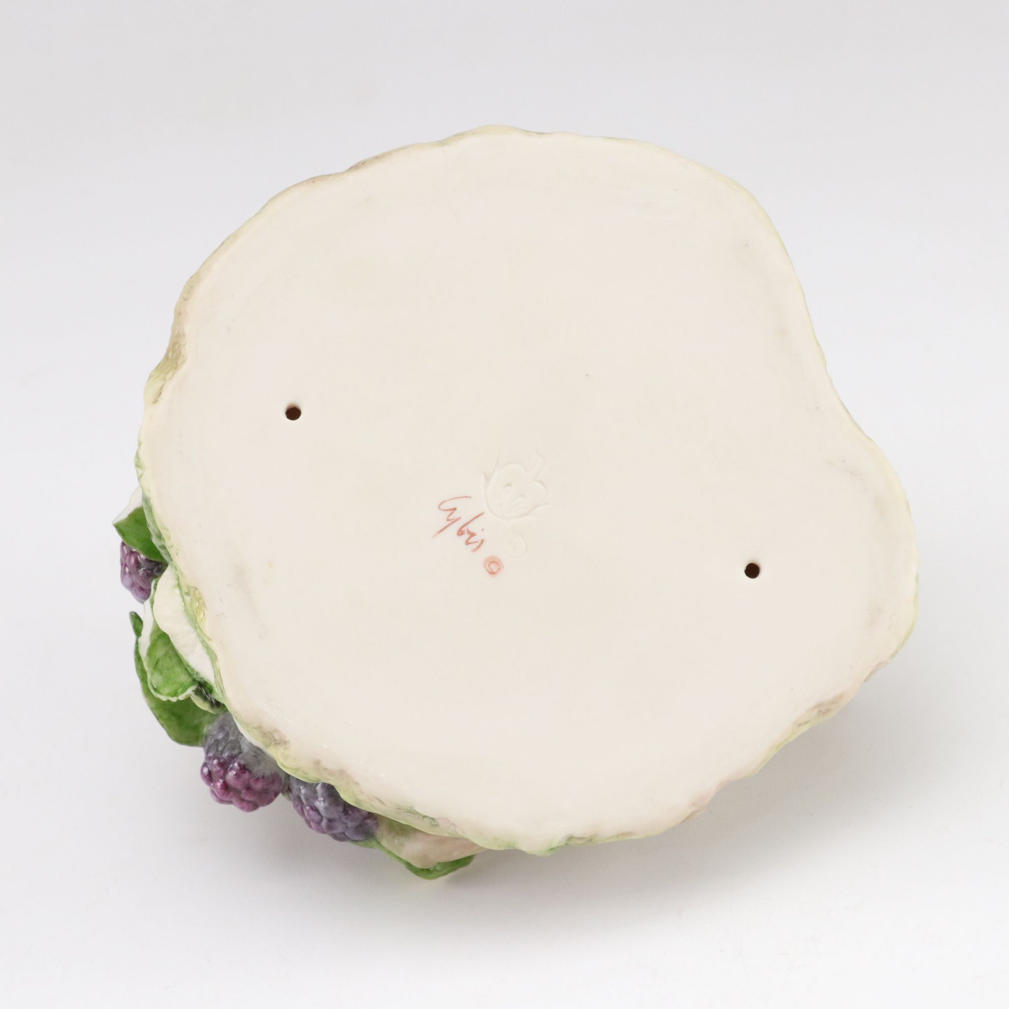 Cybis "Melissa" with Rabbits "Cotton, Fluff and Snow" Porcelain Figurines